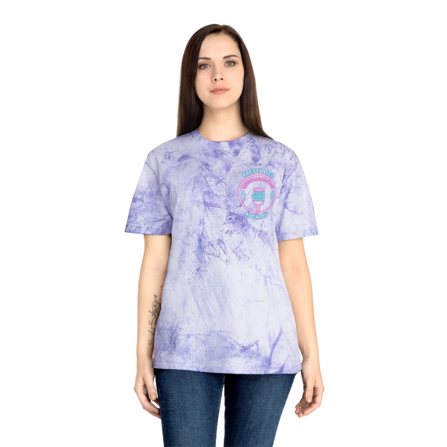 Tie-Dye T-Shirt — "Stack Chips Not Charges" Crime Con 26'