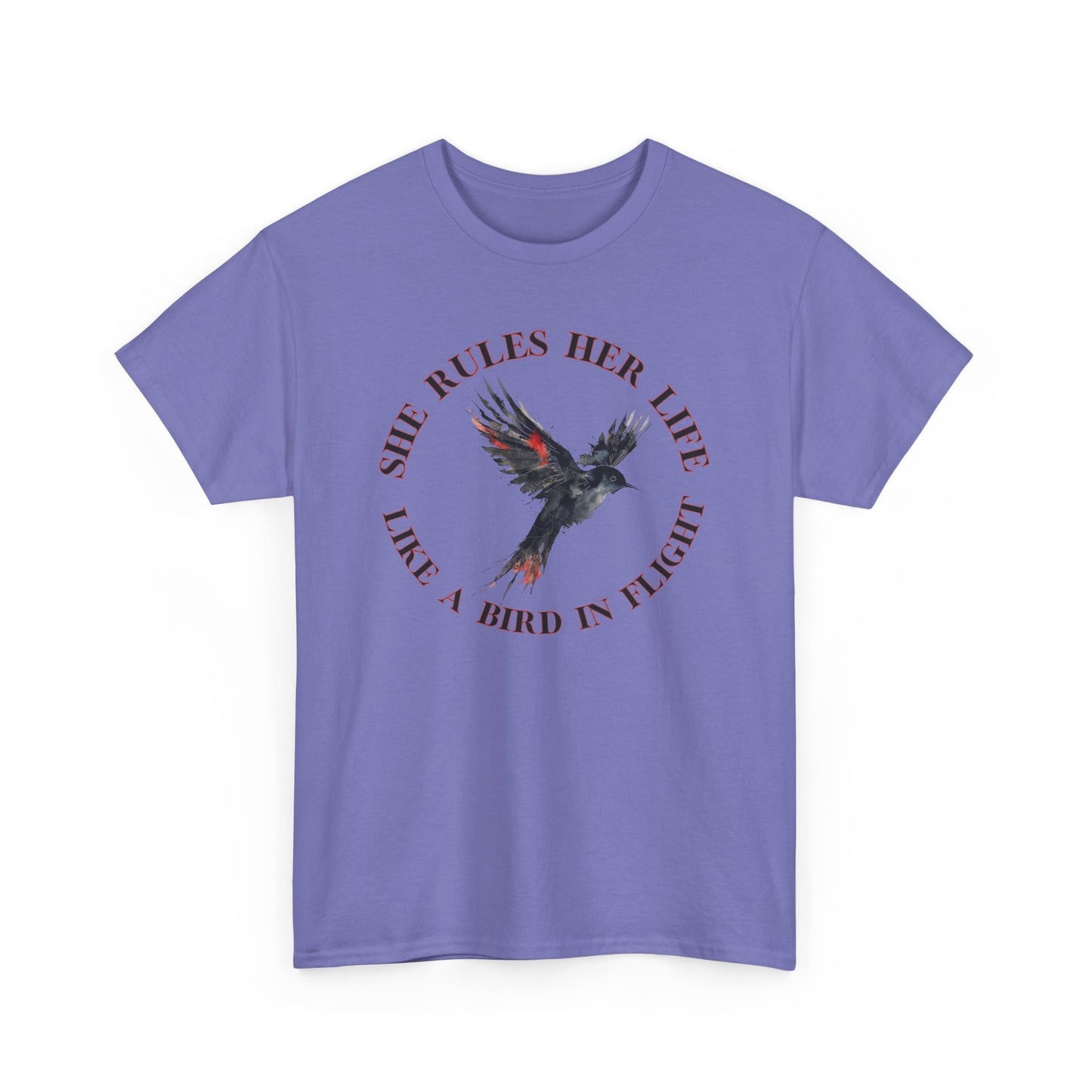 Lyrics Empowering Women's Quote Tee - "She Rules Her Life"