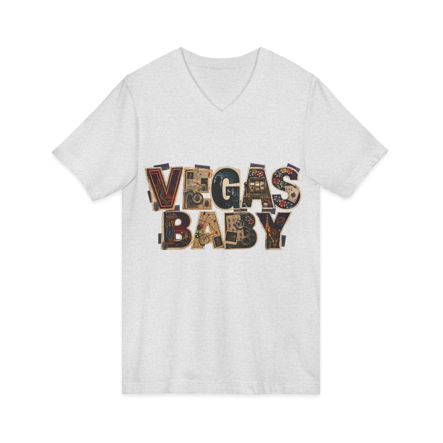Ransom Vegas Baby V-Neck Tee — Crime Con 26' (No Logo)