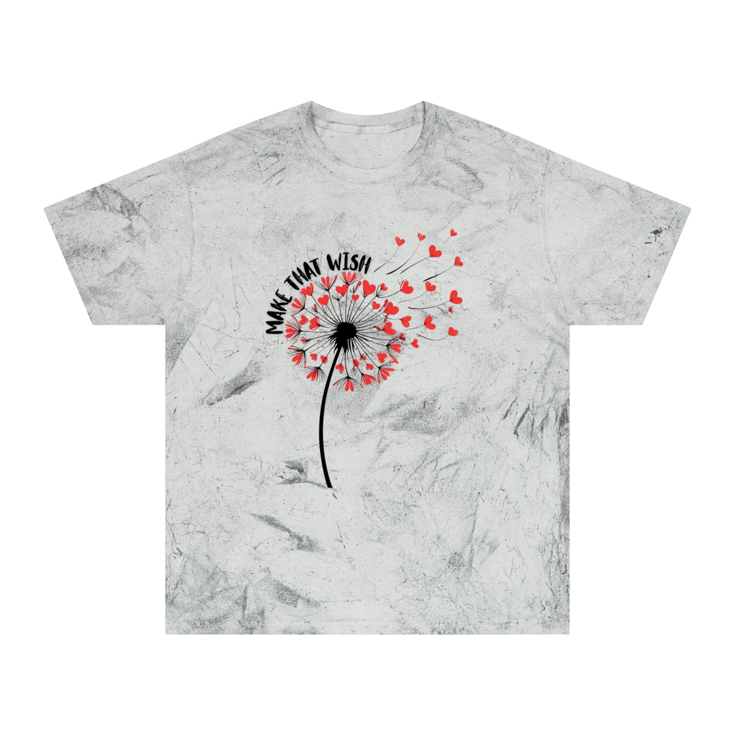 Dandelion 'Make That Wish' Tie-Dye Tee NEW FUN
