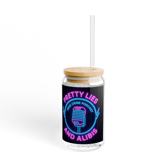 Pretty Lies and Alibis Sipper Glass, 16oz - New 2025