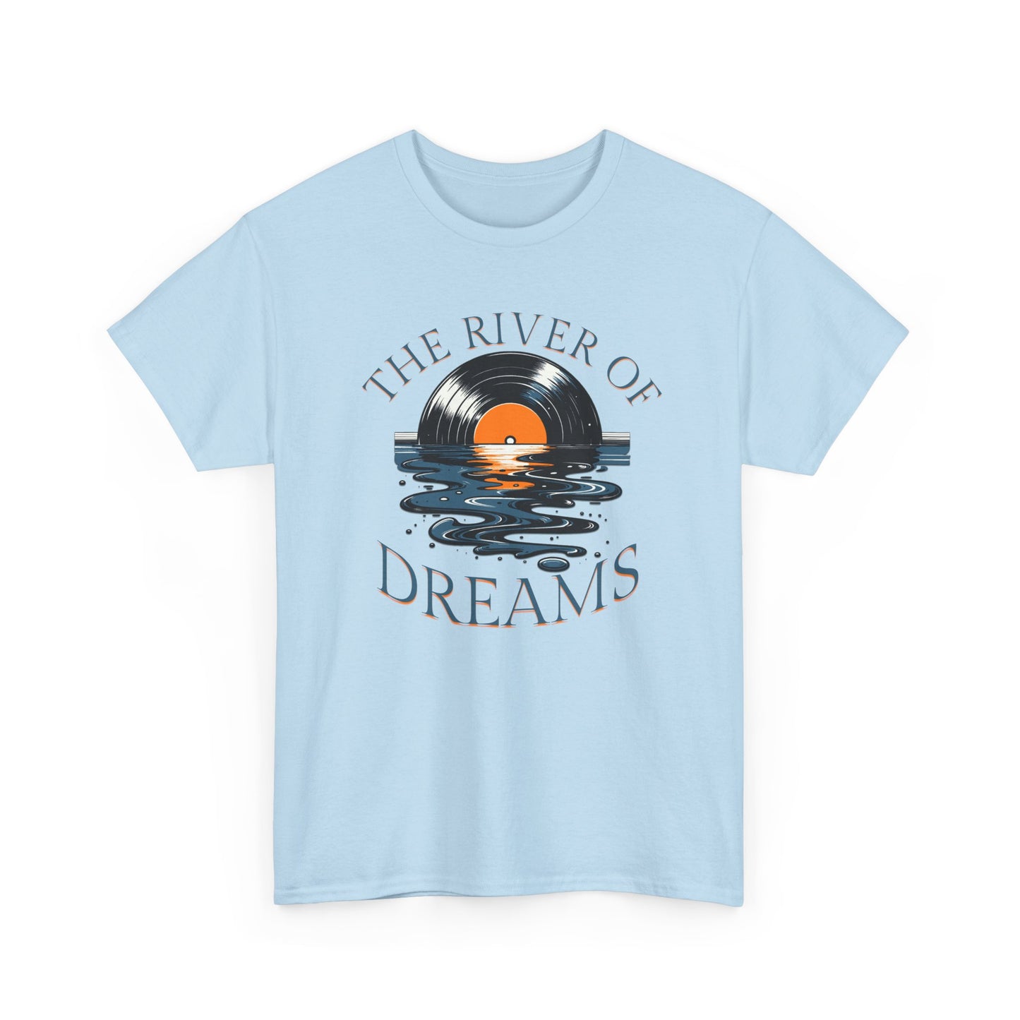 Unisex Heavy Cotton Lyrics Tee River of Dreams- New 2025