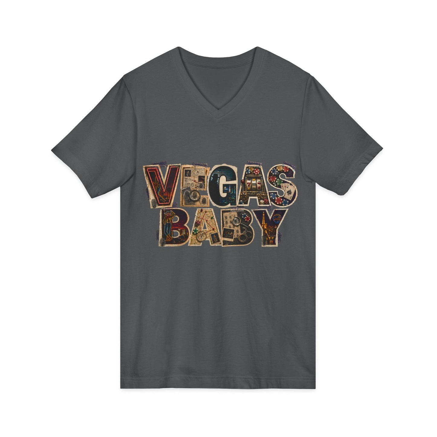 Ransom Vegas Baby V-Neck Tee — Crime Con 26' (No Logo)