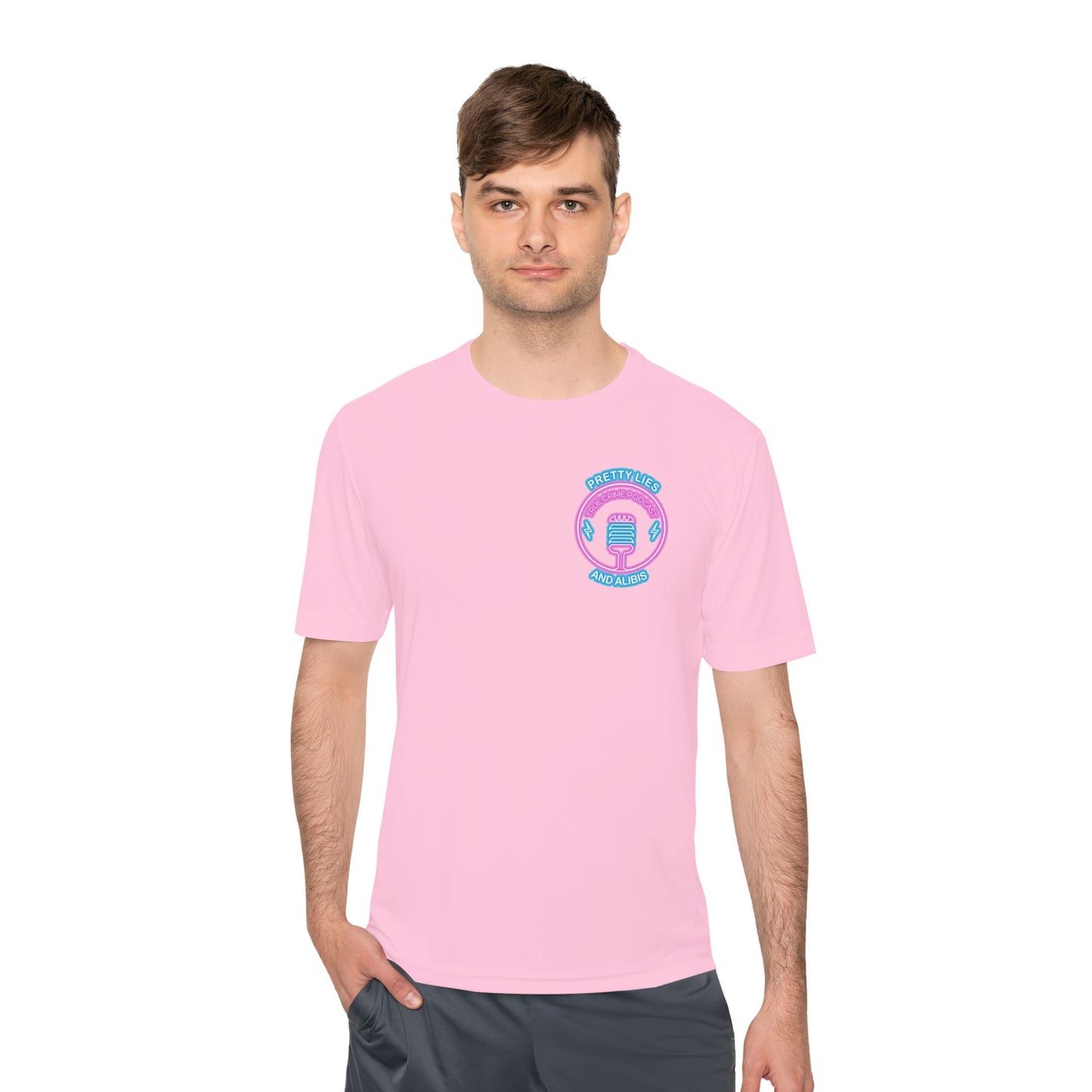 Moisture-Wicking Tee — "Stack Chips Not Charges" Crime Con 26'