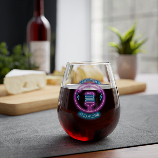 Logo Stemless Wine Glass, 11.75oz