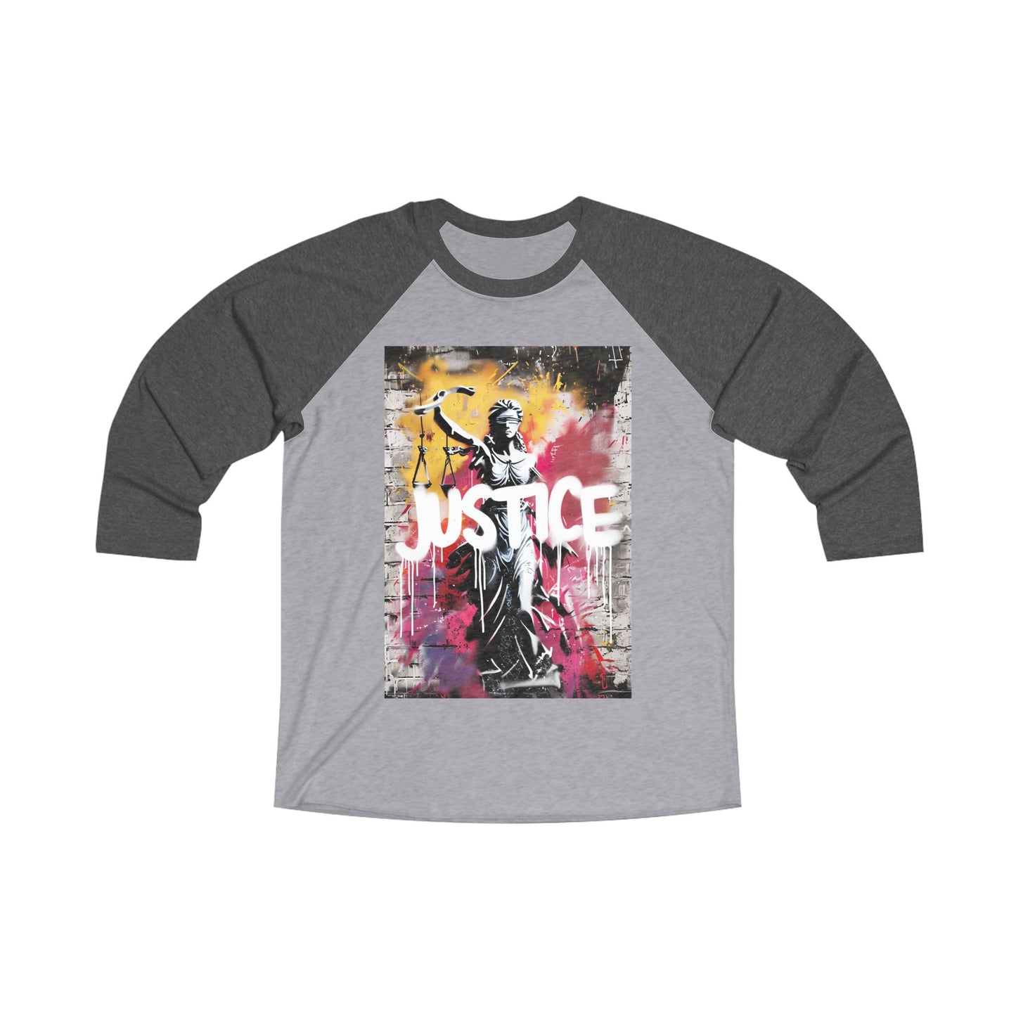 NEW! Justice Theme Unisex Raglan Tee