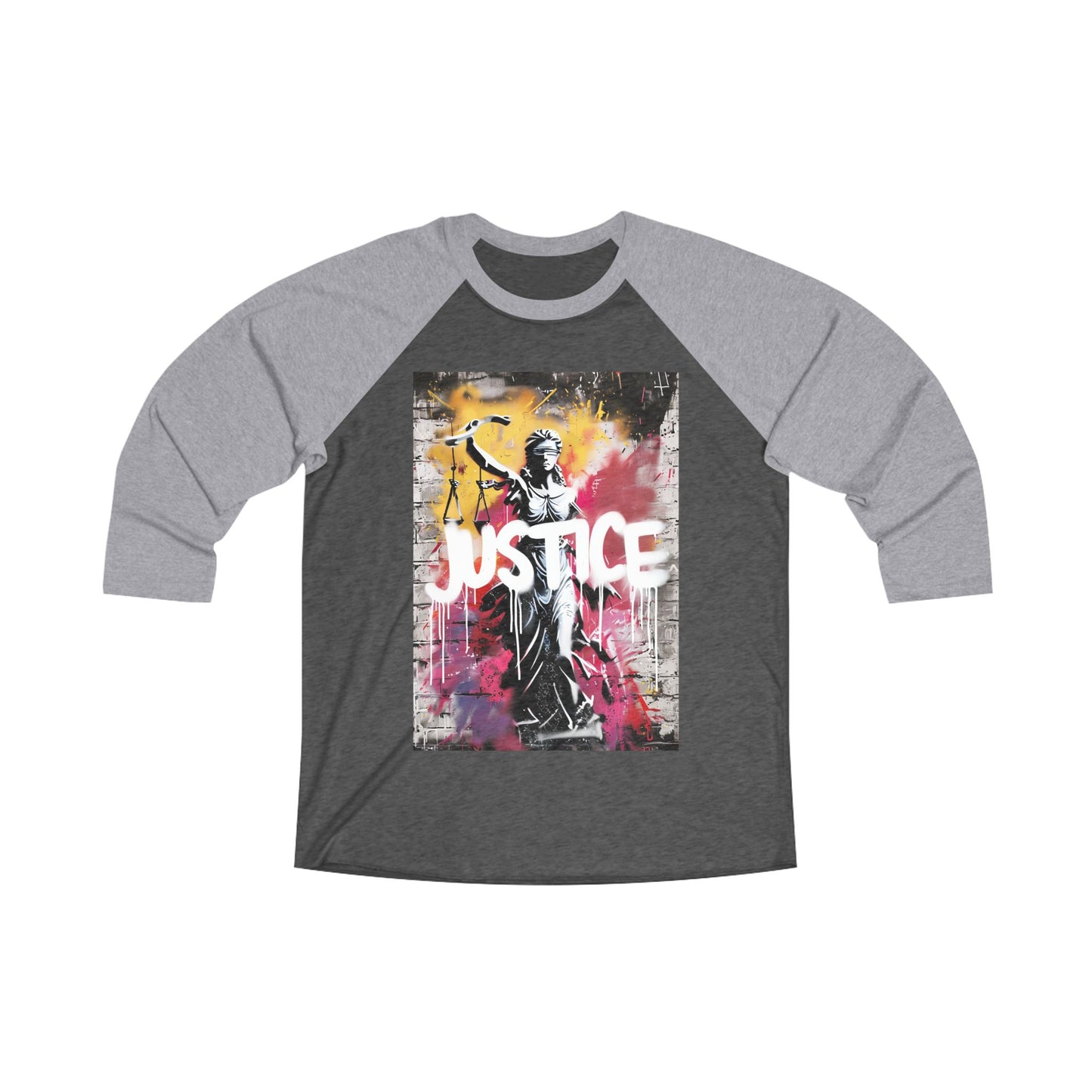 NEW! Justice Theme Unisex Raglan Tee