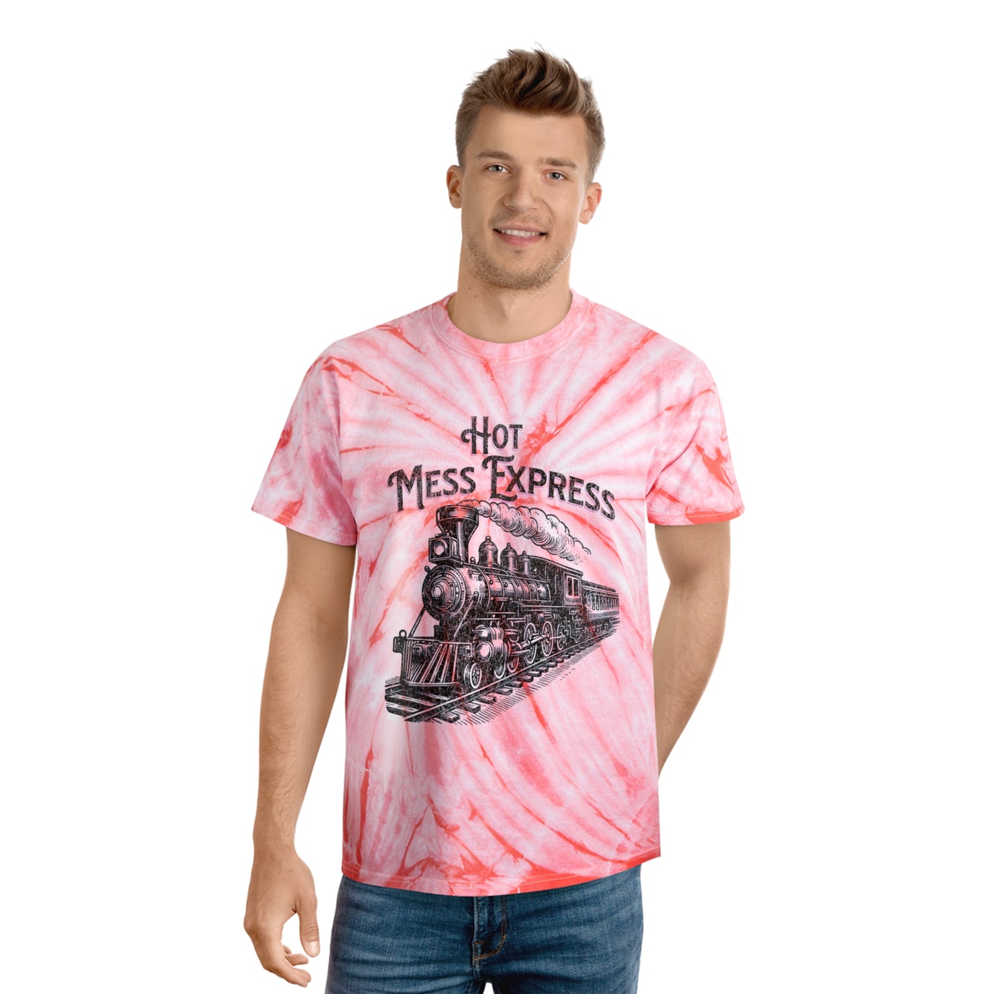 Hot Mess Express Tie-Dye Tee, Cyclone