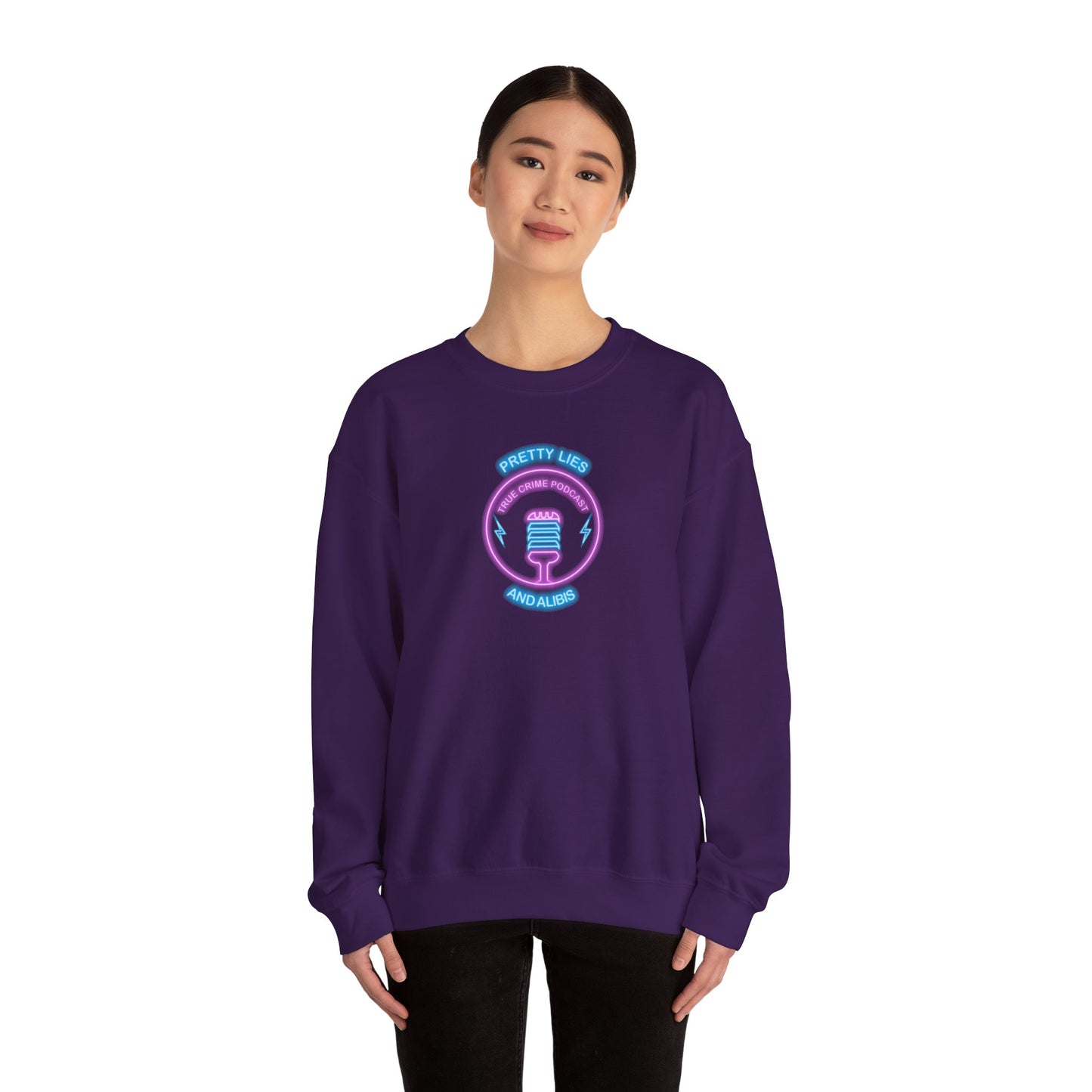 Alibier Vibrant Unisex Crewneck Sweatshirt - 'Creative Vibes' Design