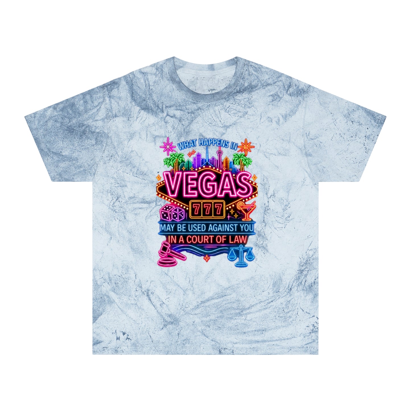 Vegas T-Shirt — 'What Happens In Vegas You' No Logo