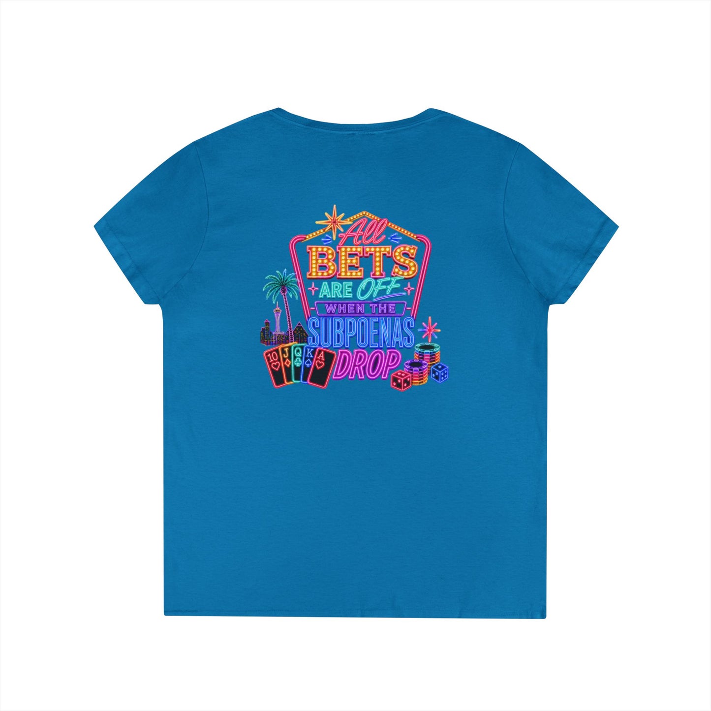 Bets Off ' V-Neck T-Shirt Crime Con 26'
