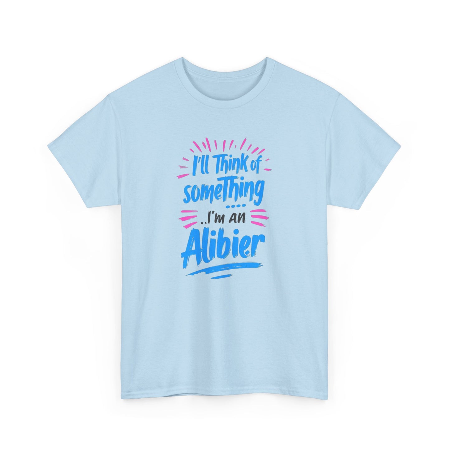 NEW!  Unisex Heavy Cotton Tee - 'I'll Think of Something' - Perfect Gift for Creative Minds