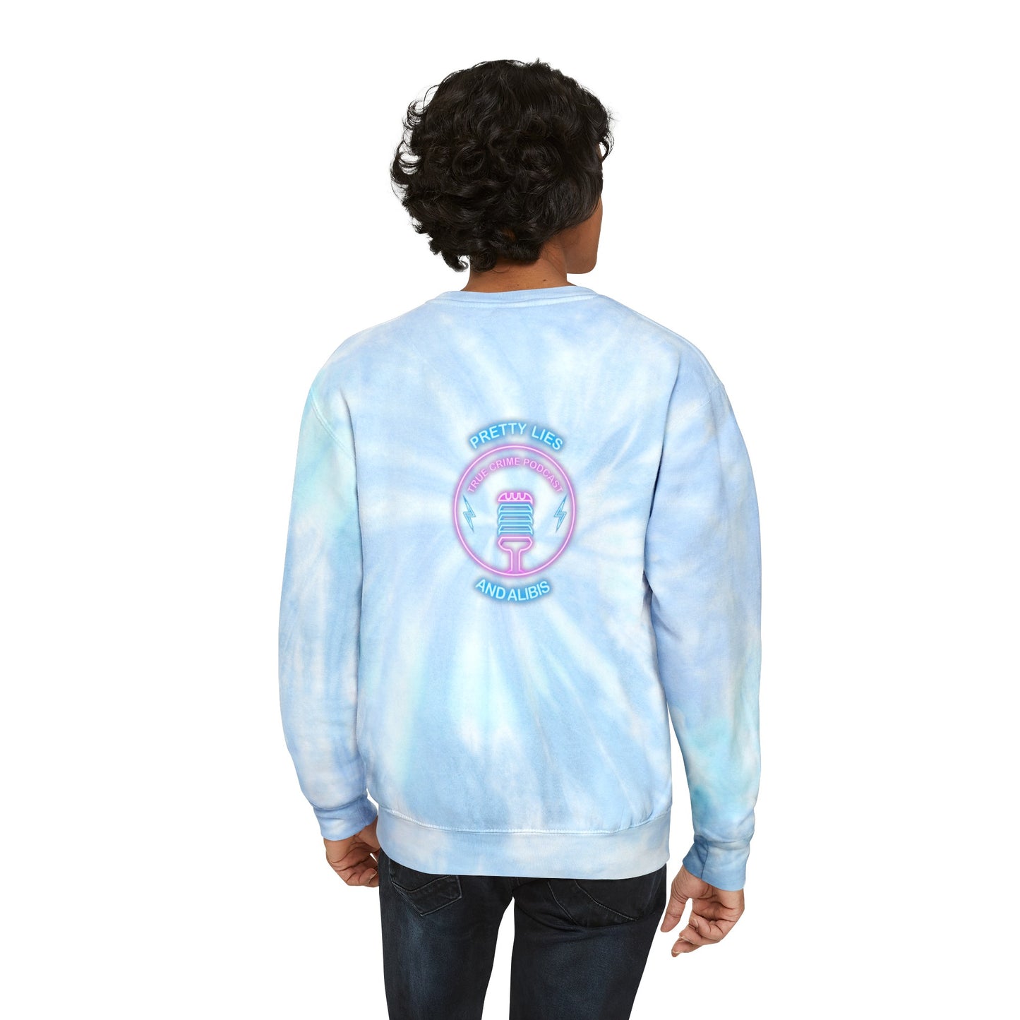 Alibier Spray Paint Unisex Tie-Dye Sweatshirt