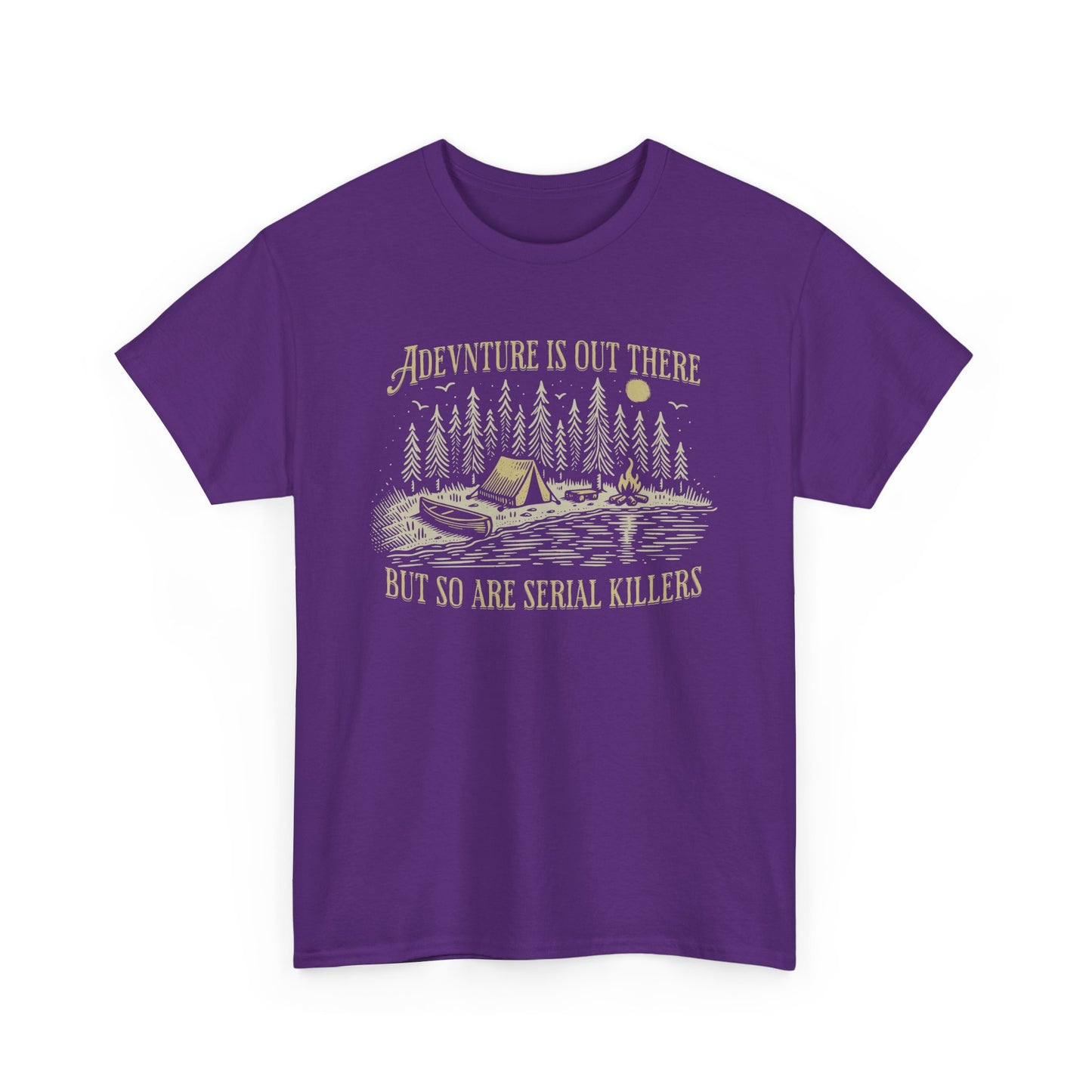 New! Adventure Is Out There Unisex Heavy Cotton Tee