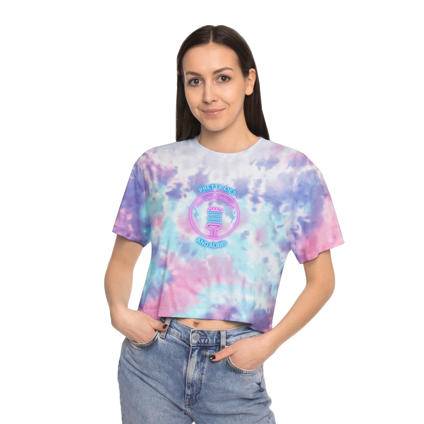 Logo Women's Tie-Dye Crop Tee