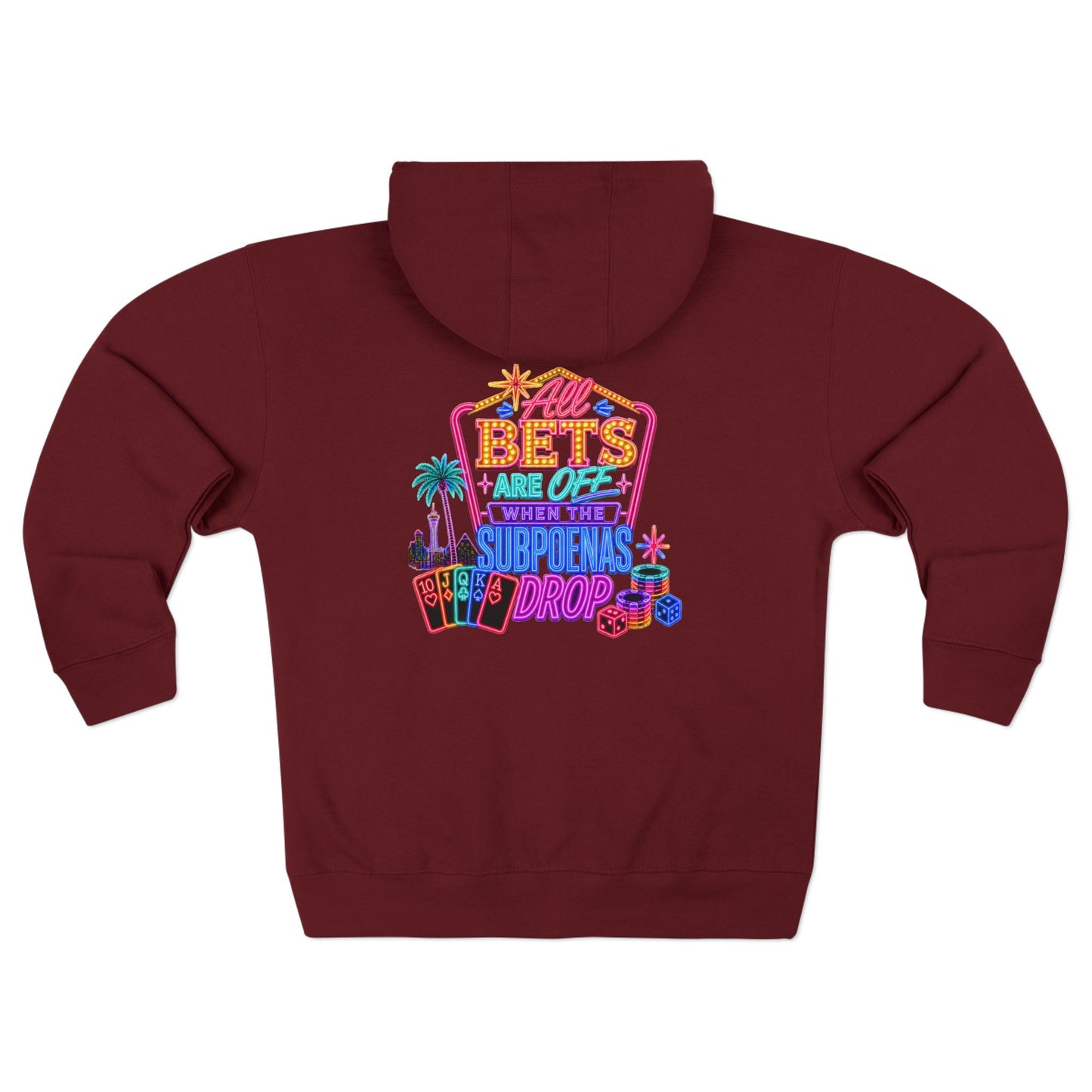 Zip Hoodie — '"All Bets Are Off ' - Crime Con 26'