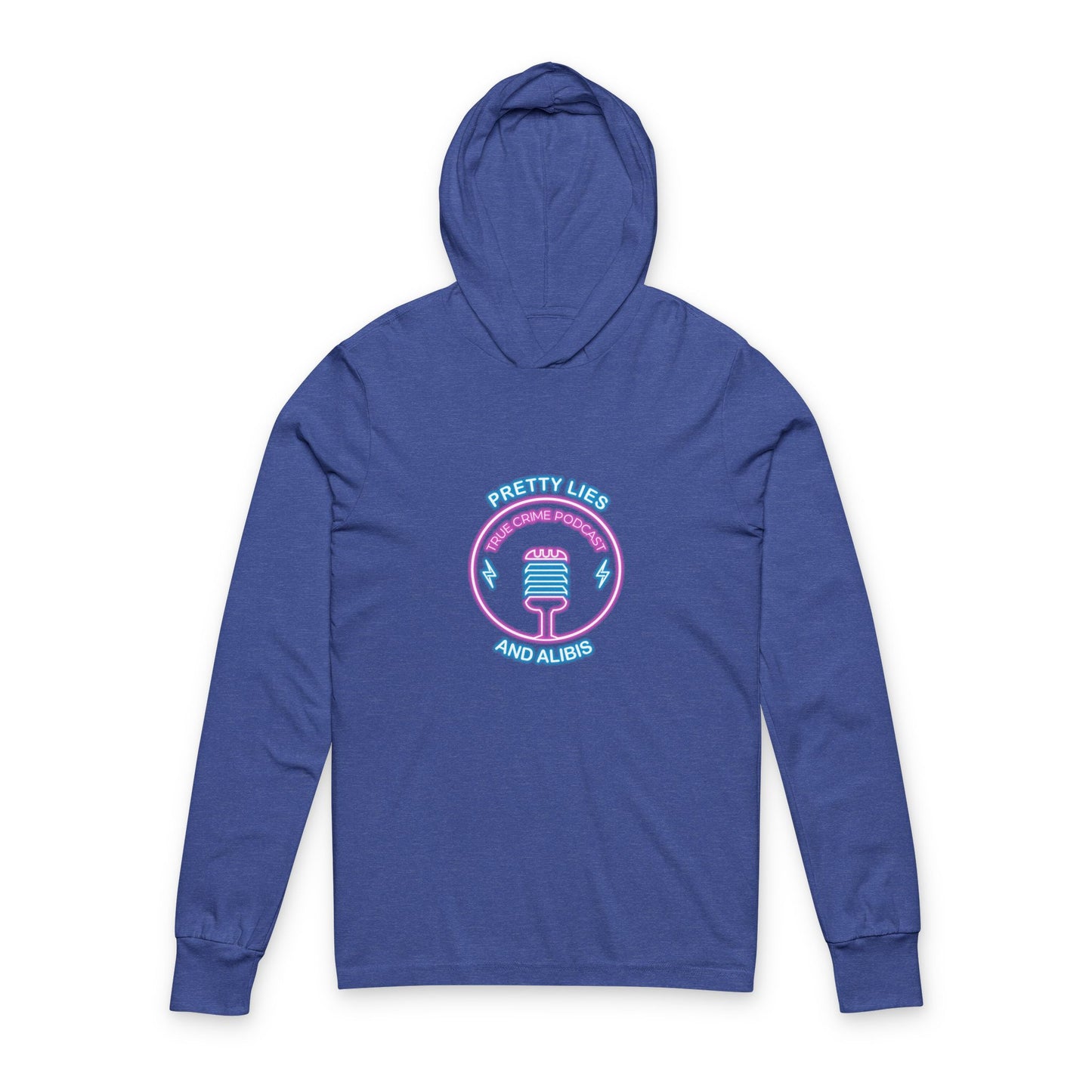 Vegas Baby Hooded Long Sleeve Tee — Crime Con 26'