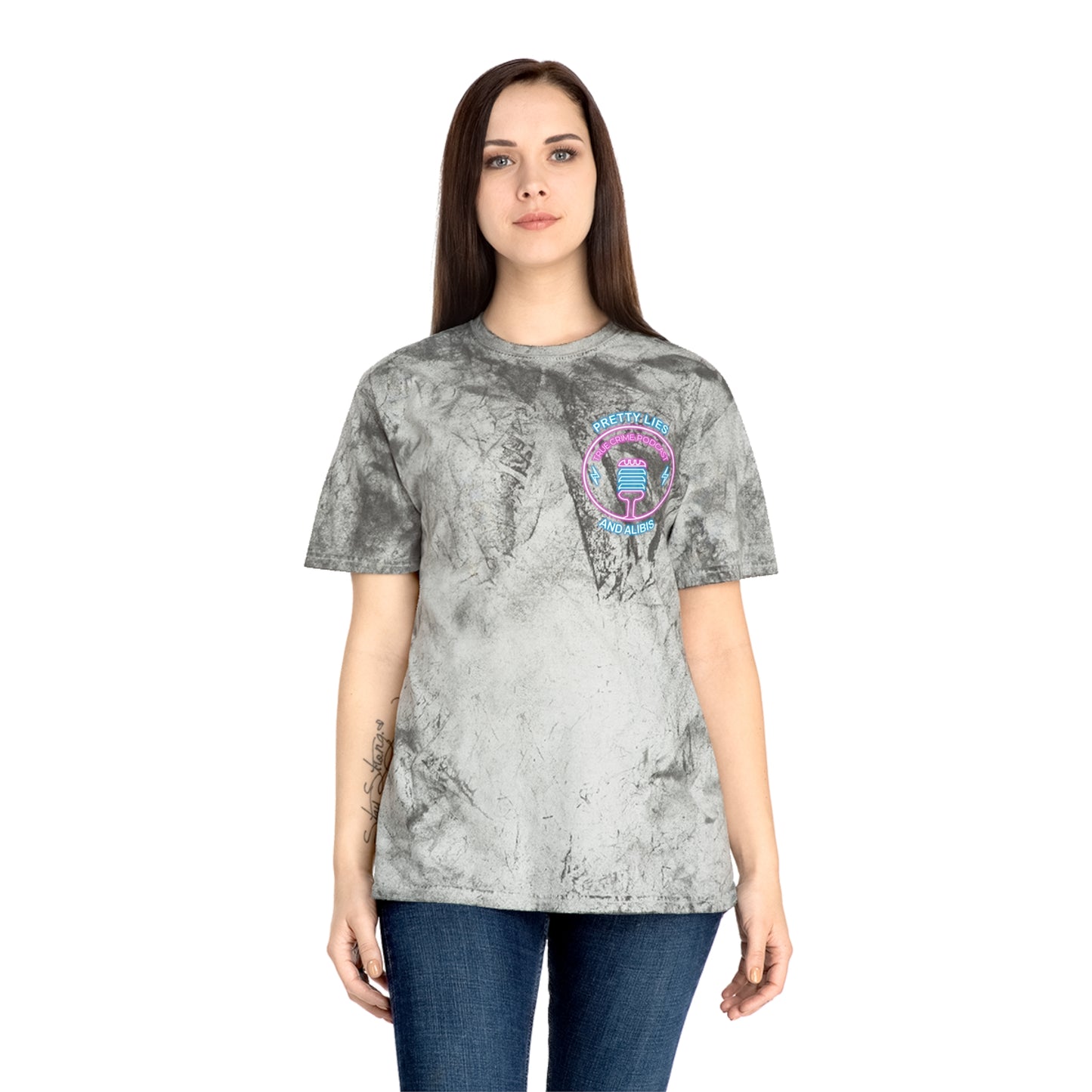 Tie-Dye T-Shirt — "Stack Chips Not Charges" Crime Con 26'