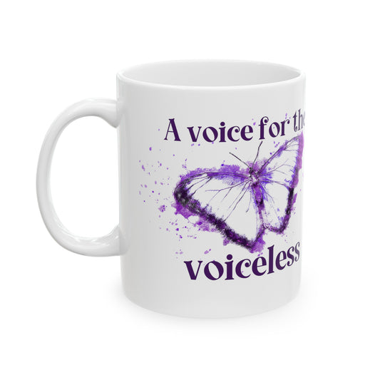 Voice For The Voiceless Ceramic Mug, (11oz, 15oz)
