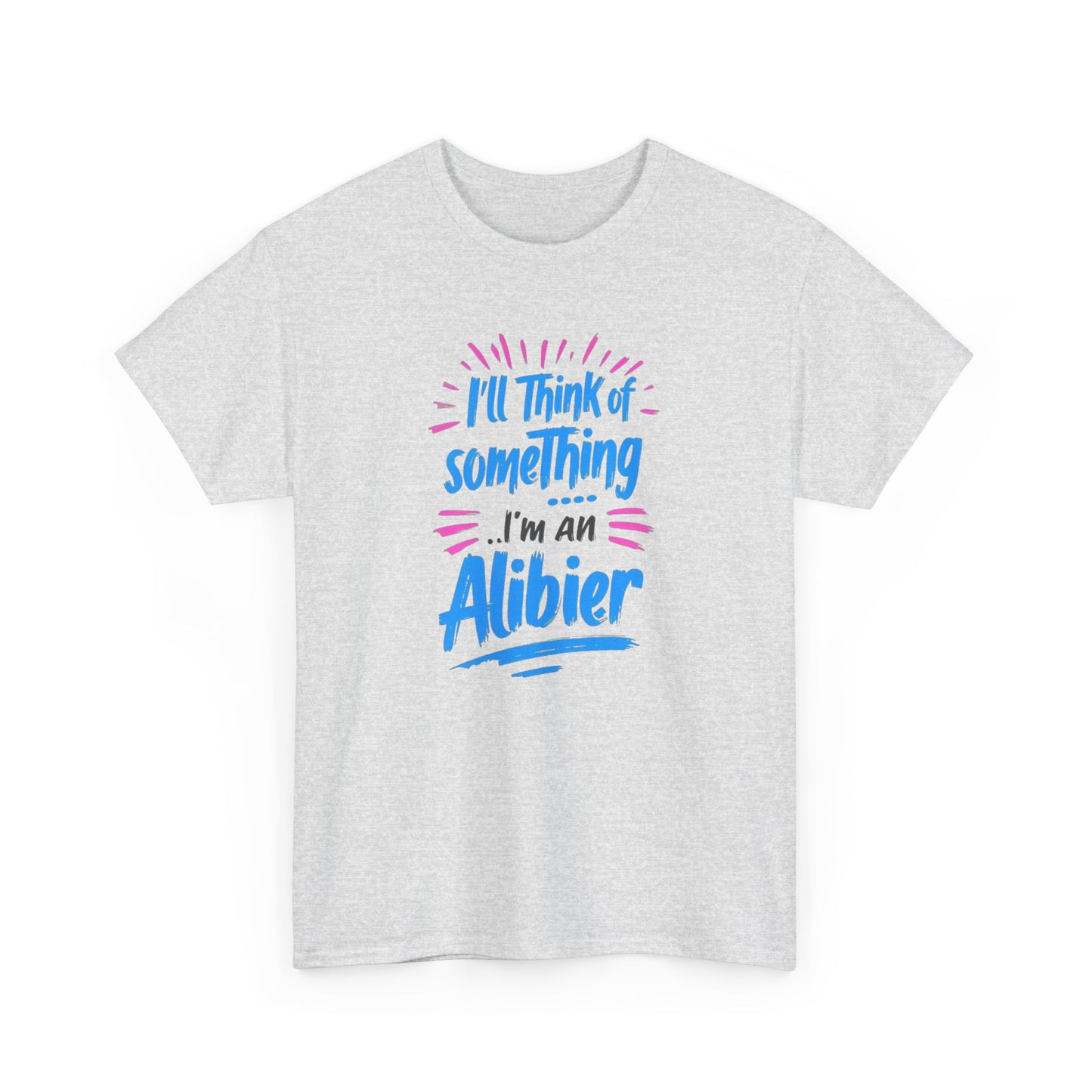 NEW!  Unisex Heavy Cotton Tee - 'I'll Think of Something' - Perfect Gift for Creative Minds