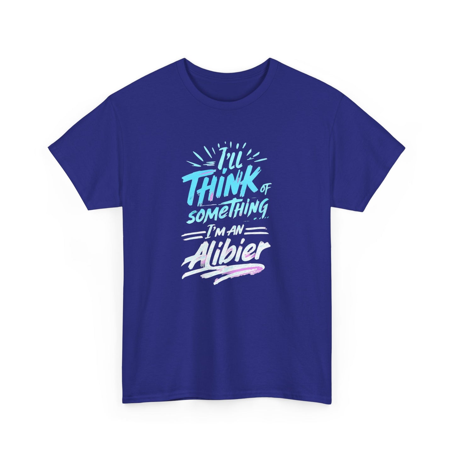 NEW!  Unisex Heavy Cotton Tee - 'I'll Think of Something' - Perfect Gift for Creative Minds