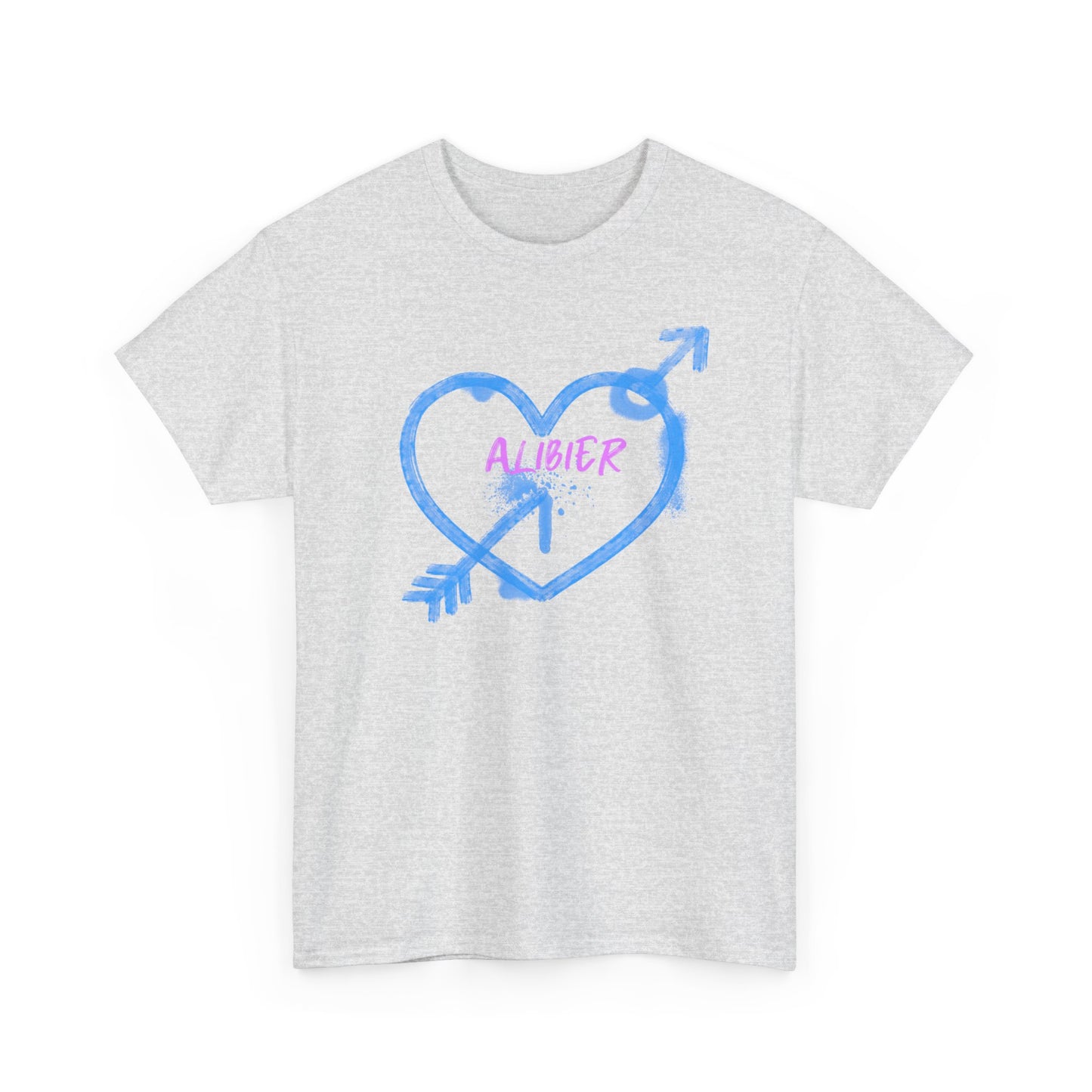 Alibier Heart Unisex Heavy Cotton Tee