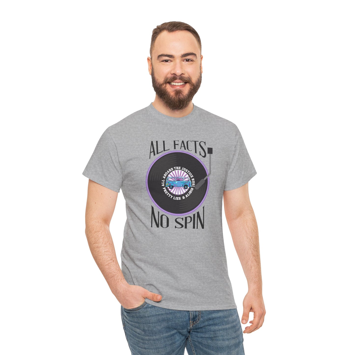 All Facts No Spin Unisex Heavy Cotton Tee