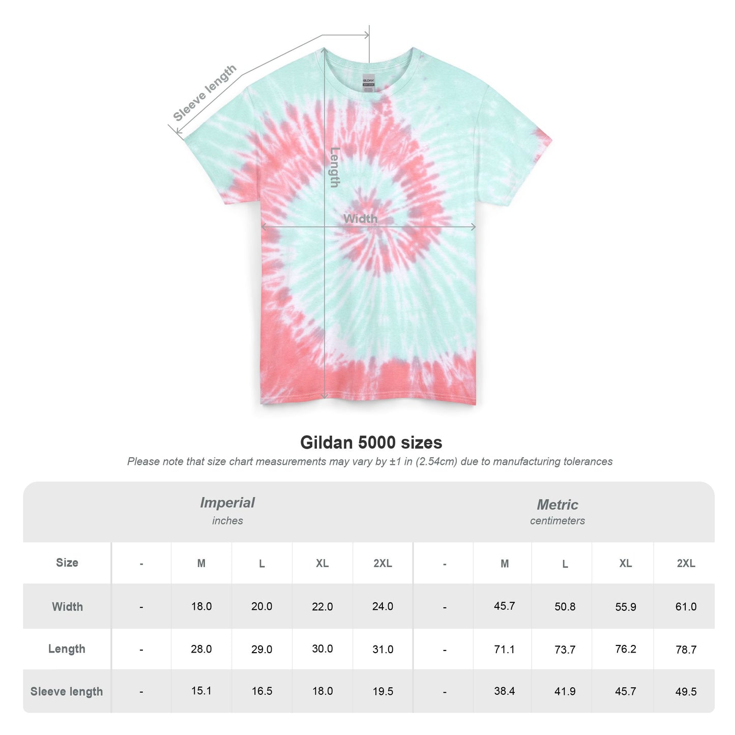 Tie Dye "Vegas Baby" Tee - Crime Con 26'