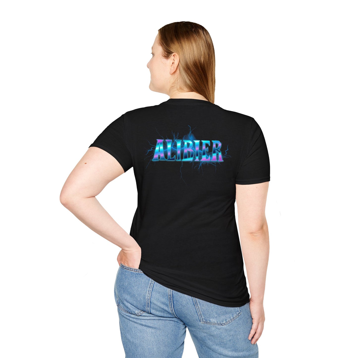 Alibier Unisex Softstyle T-Shirt - "Pretty Lies" and "Alibier" Graphic Tee for Trendsetters