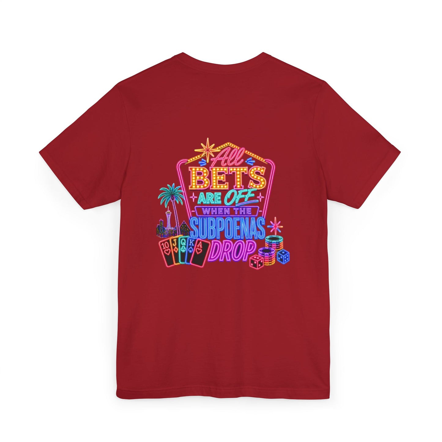 'All Bets Are Off' Retro Vegas Tee Crime Con 26'