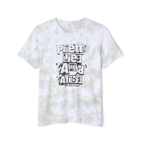 Unisex Tie-Dyed T-Shirt - 'Pretty Lies And Alibis' Ransom - Casual Fashion for Awareness and Everyday Wear