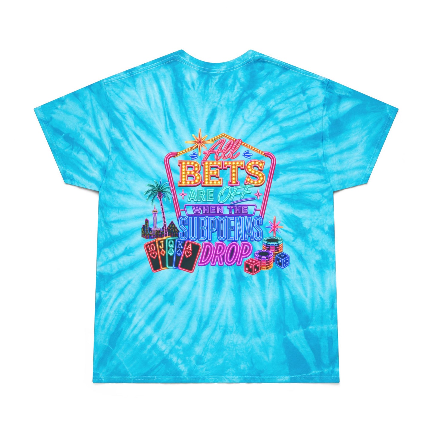 Tie-Dye Tee — "All Bets Are Off" Crime Con 26'