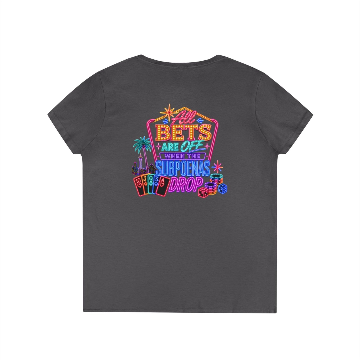 Bets Off ' V-Neck T-Shirt Crime Con 26'