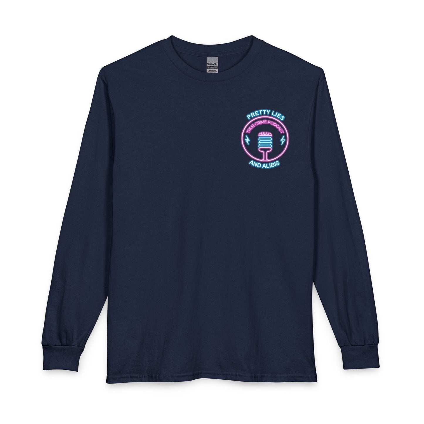 Vegas Neon Retro Long Sleeve Tee — "What Happens In Vegas" Crime Con 26'