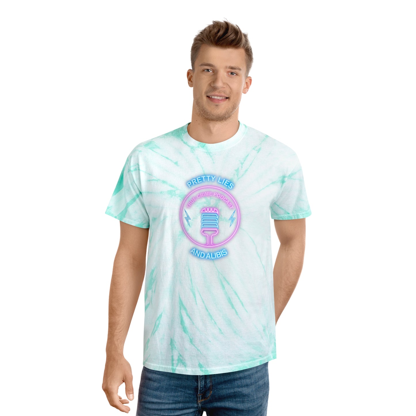 Logo Tie-Dye Tee, Cyclone