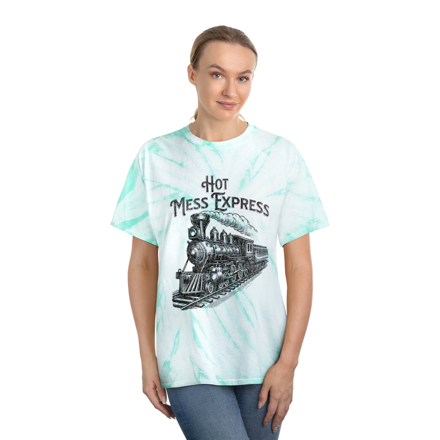 Hot Mess Express Tie-Dye Tee, Cyclone