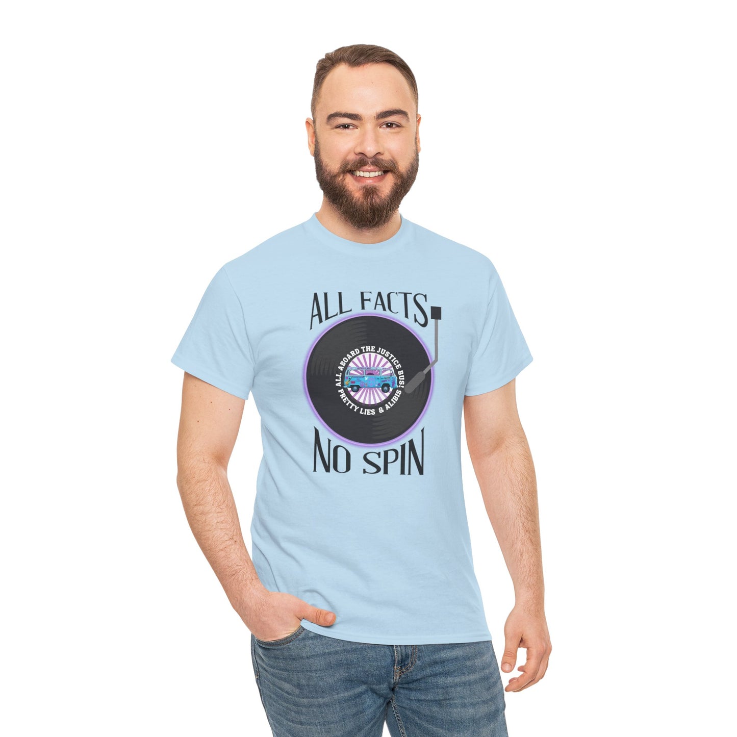 All Facts No Spin Unisex Heavy Cotton Tee