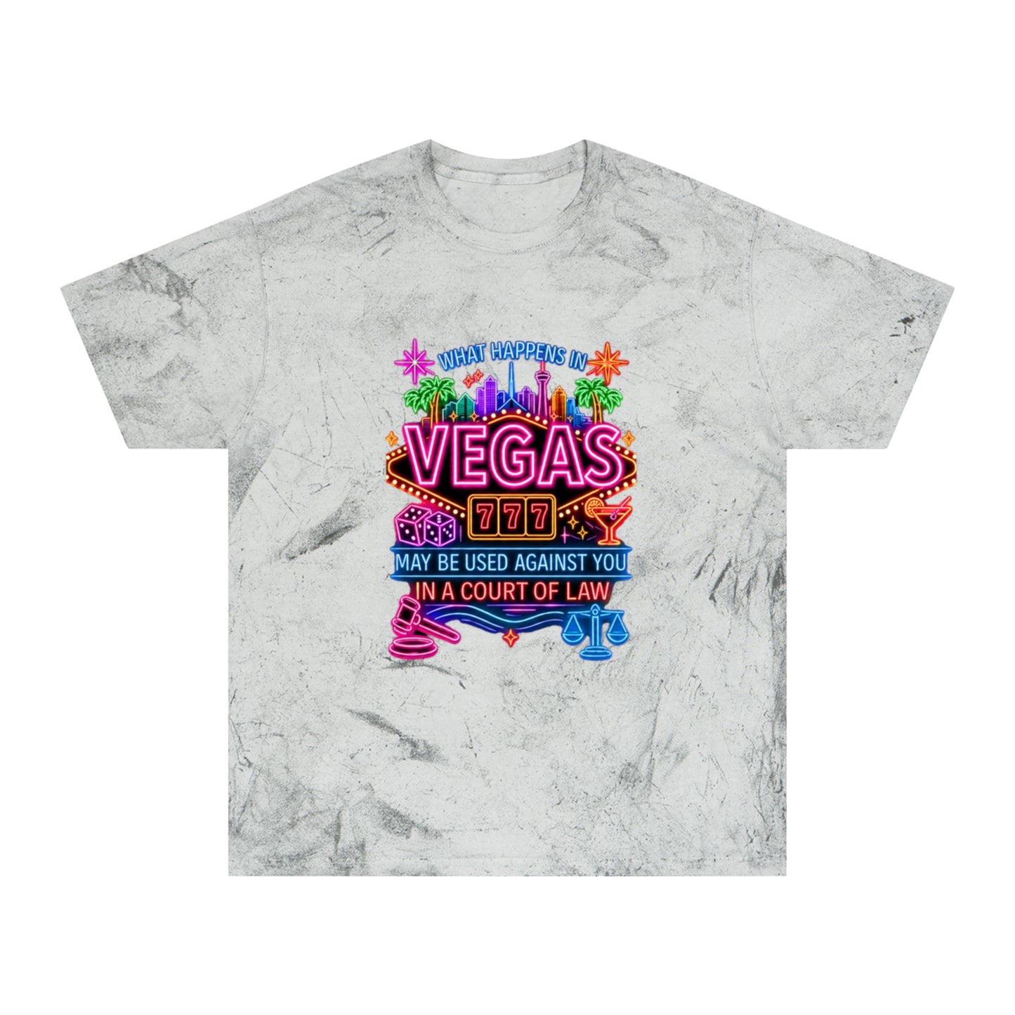 Vegas T-Shirt — 'What Happens In Vegas You' No Logo