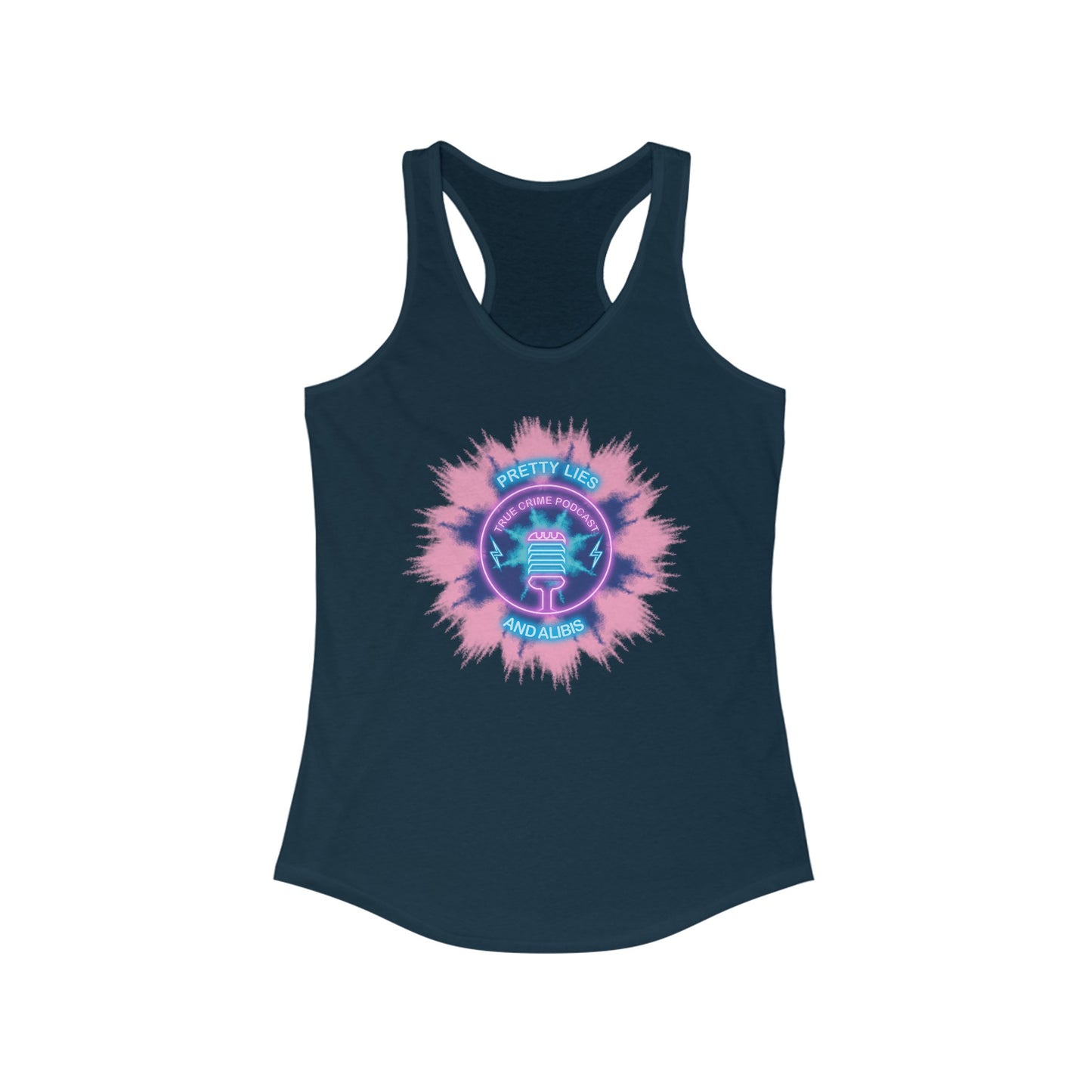 Faded Tie Dye Women's Ideal Racerback Tank