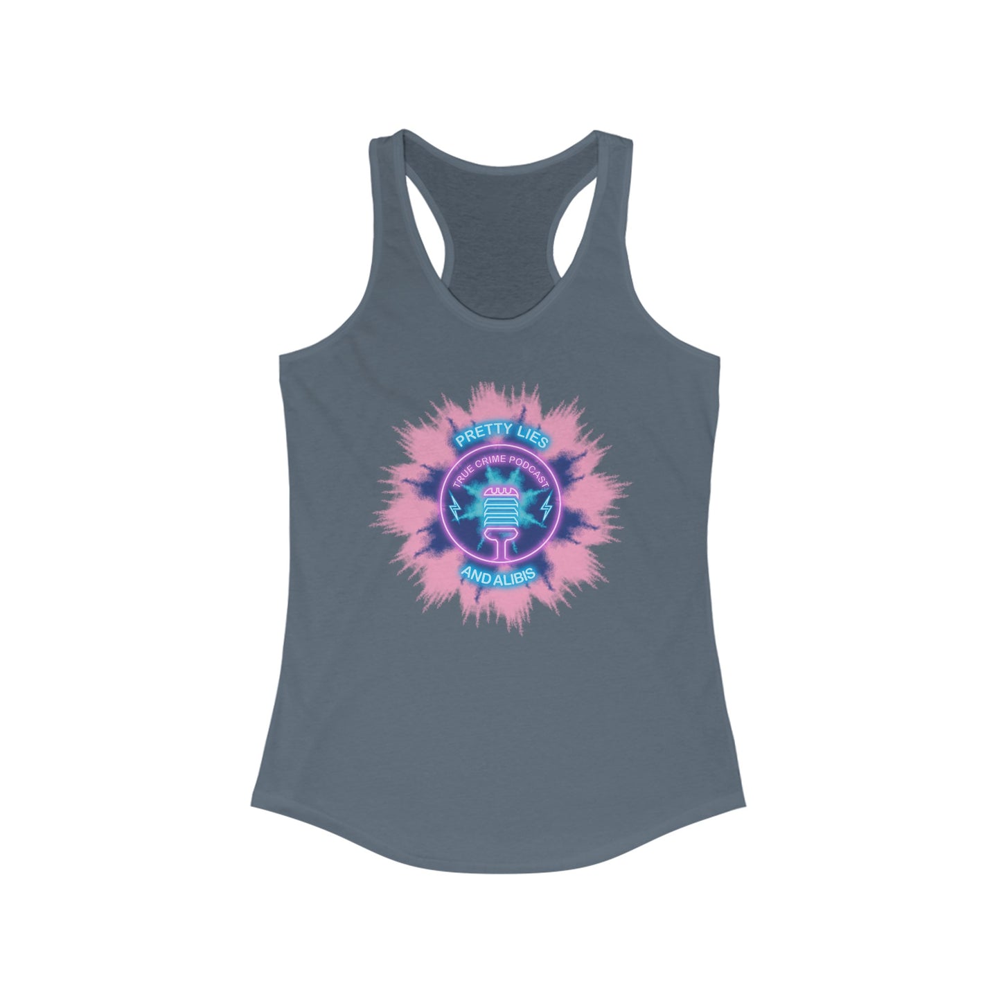 Faded Tie Dye Women's Ideal Racerback Tank