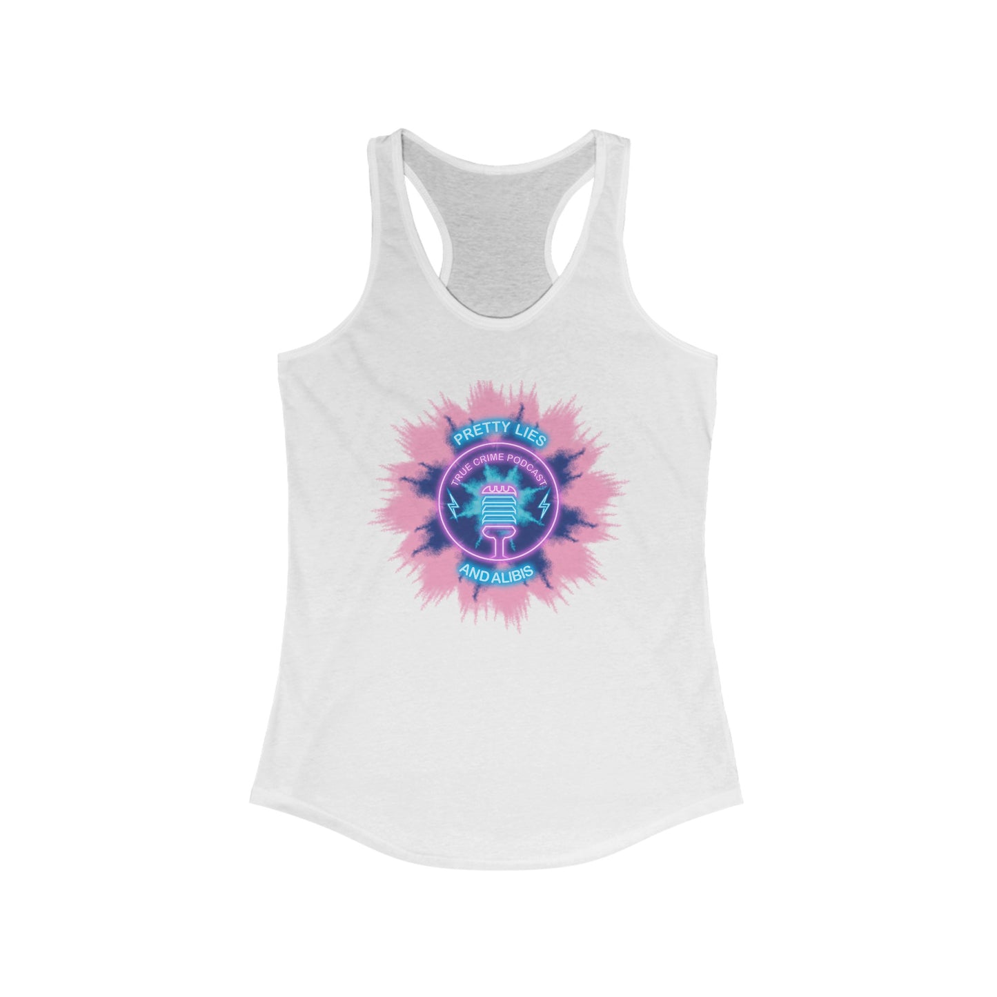 Faded Tie Dye Women's Ideal Racerback Tank