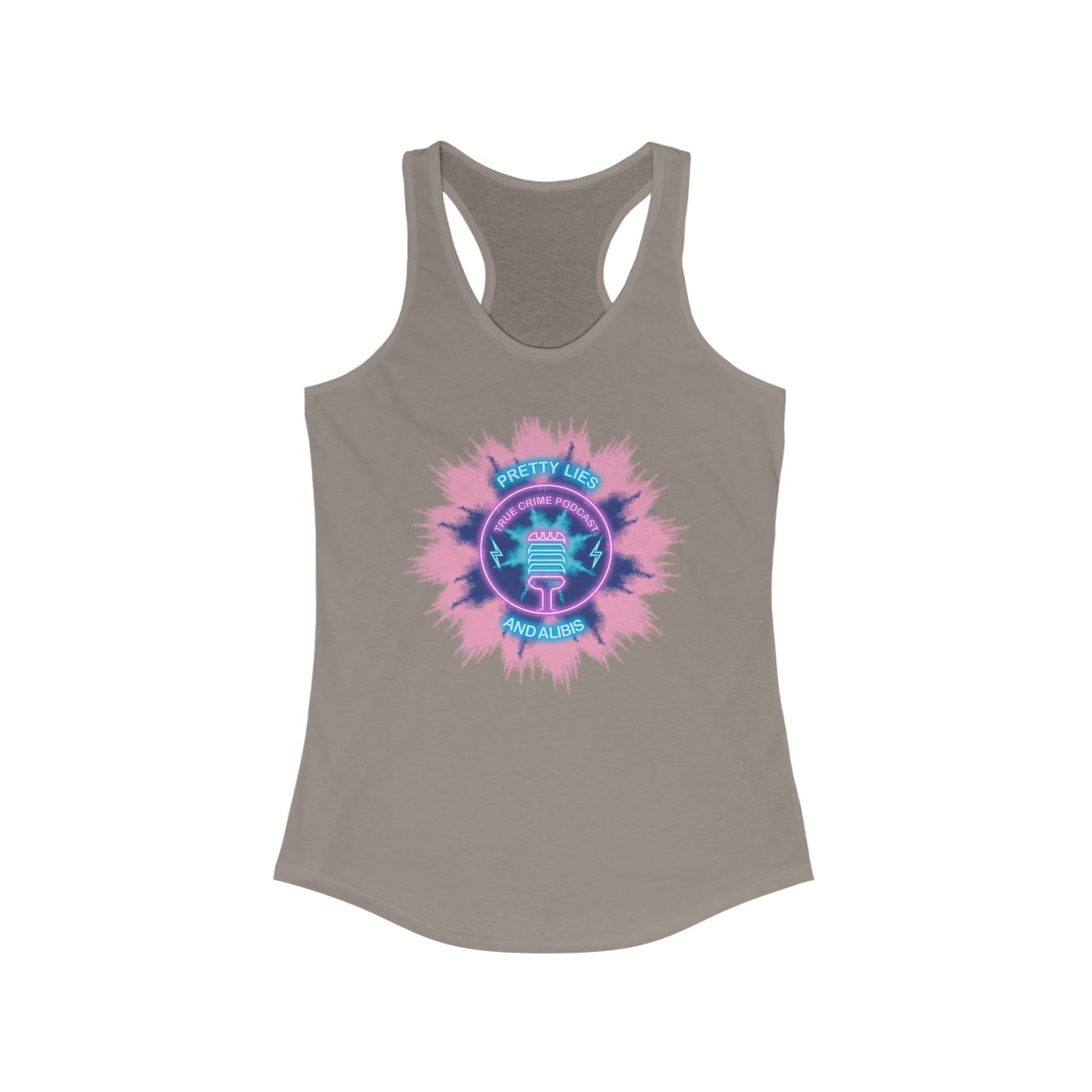 Faded Tie Dye Women's Ideal Racerback Tank