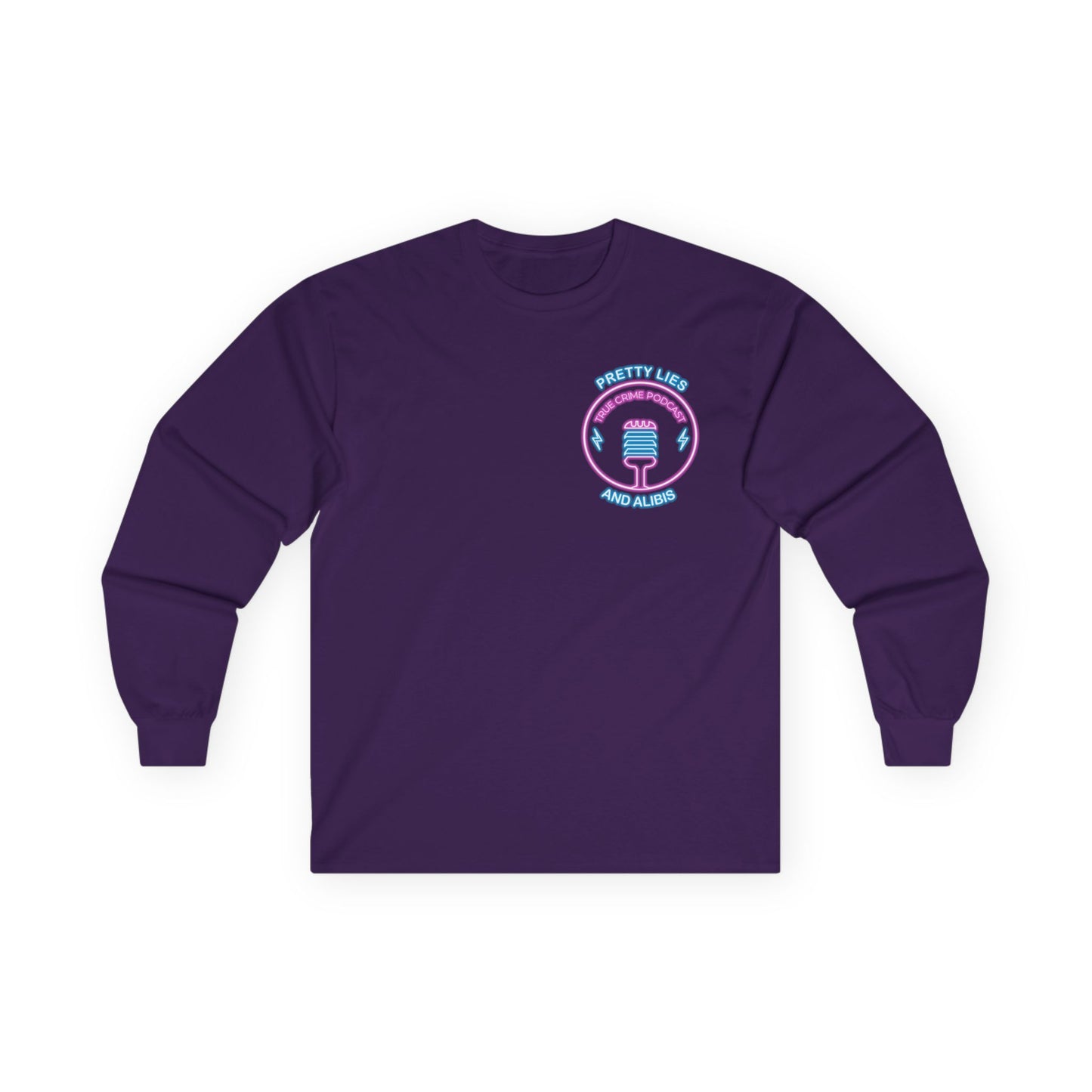 Neon 'What Happens in Vegas' Long Sleeve Tee -Crime Con 26'