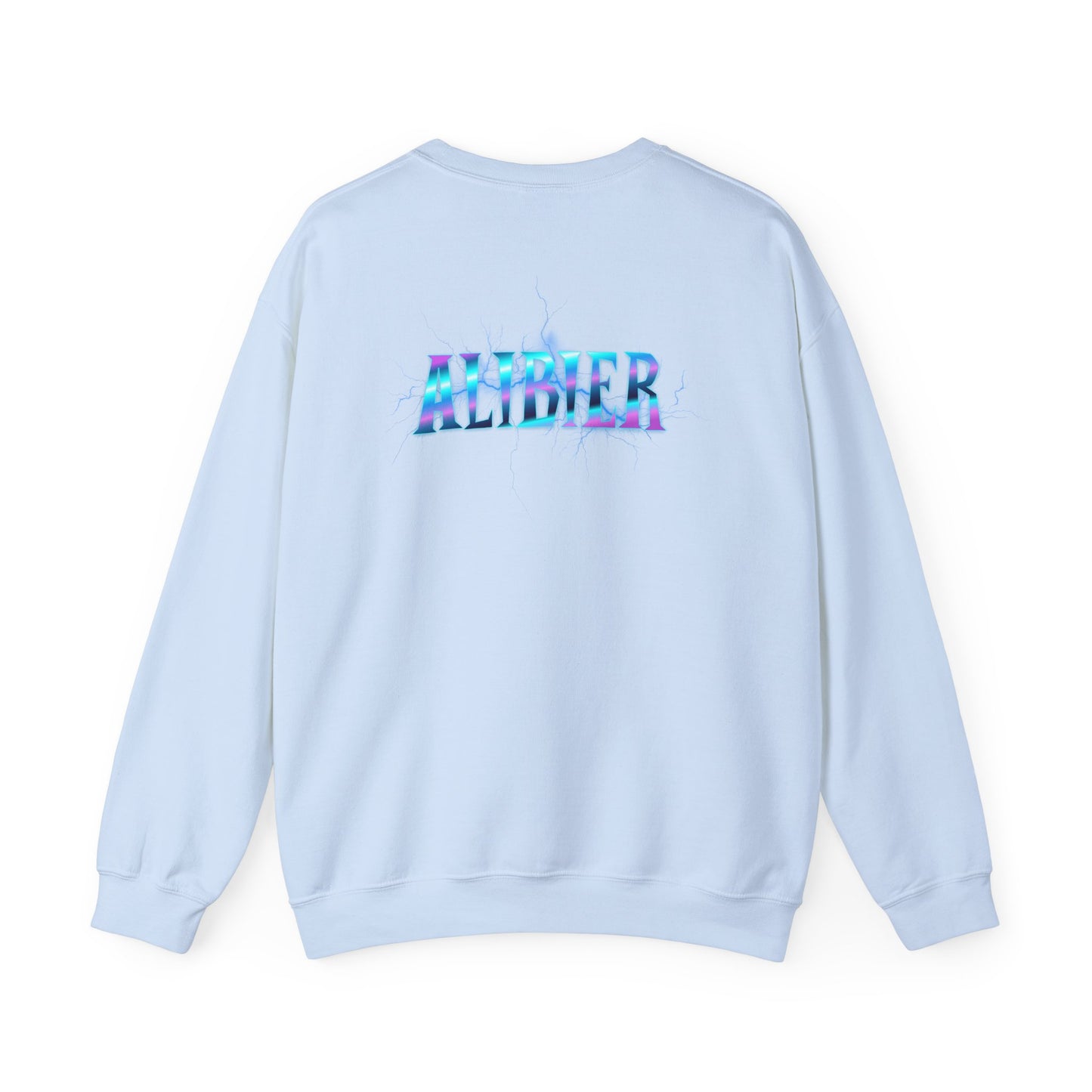 Alibier Vibrant Unisex Crewneck Sweatshirt - 'Creative Vibes' Design