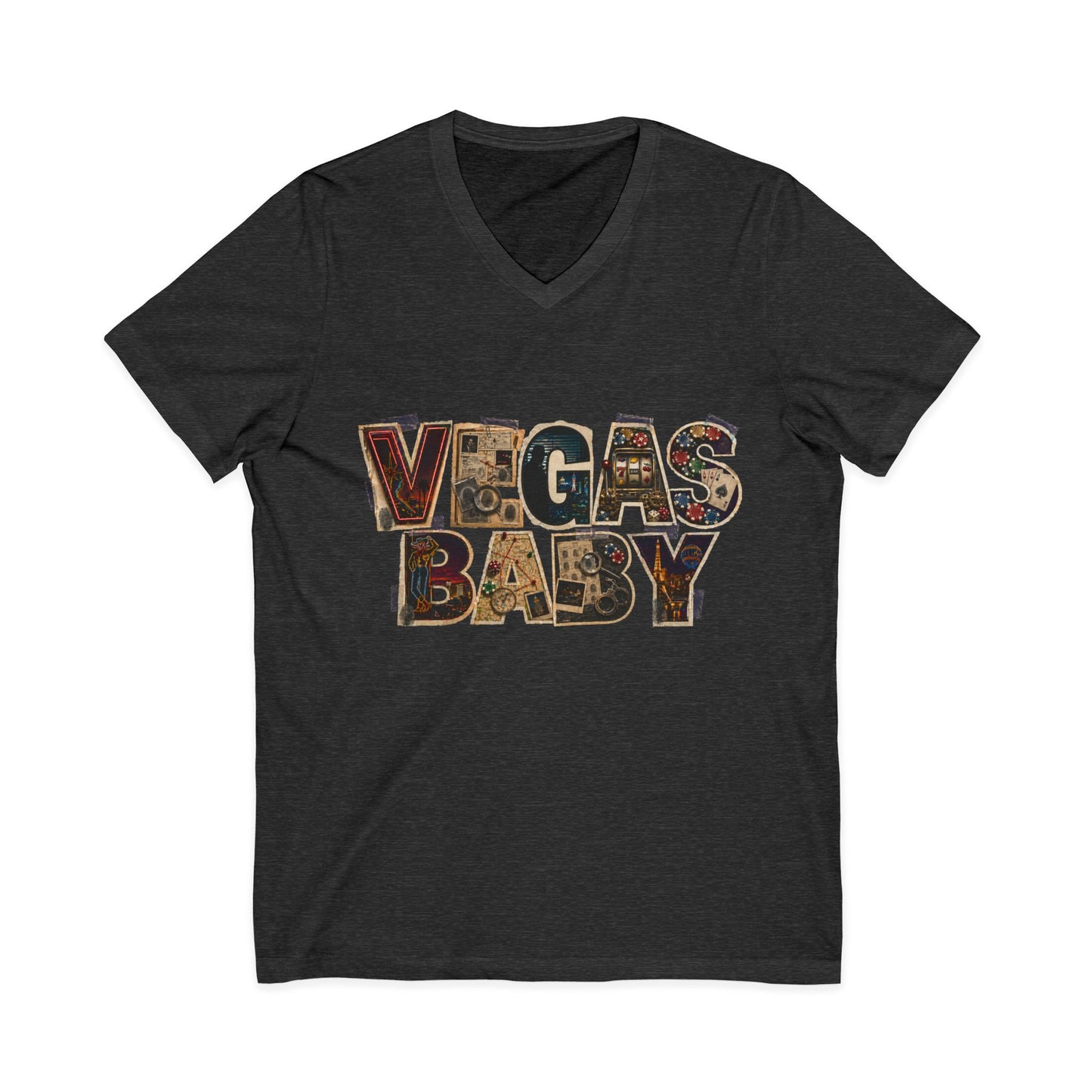 Ransom Vegas Baby V-Neck Tee — Crime Con 26' (No Logo)