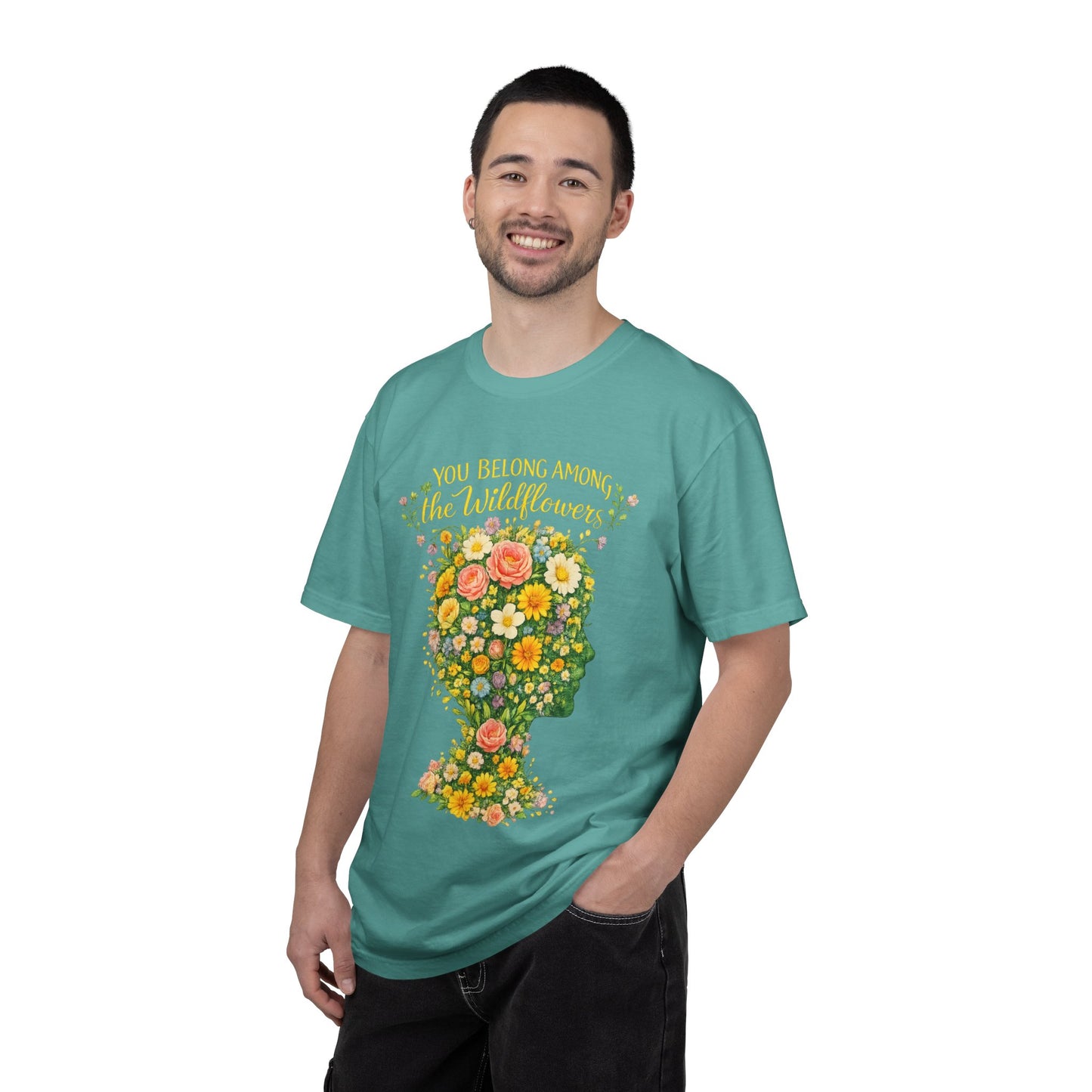 NEW Lyrics T‑Shirt — “You Belong Among the Wildflowers”