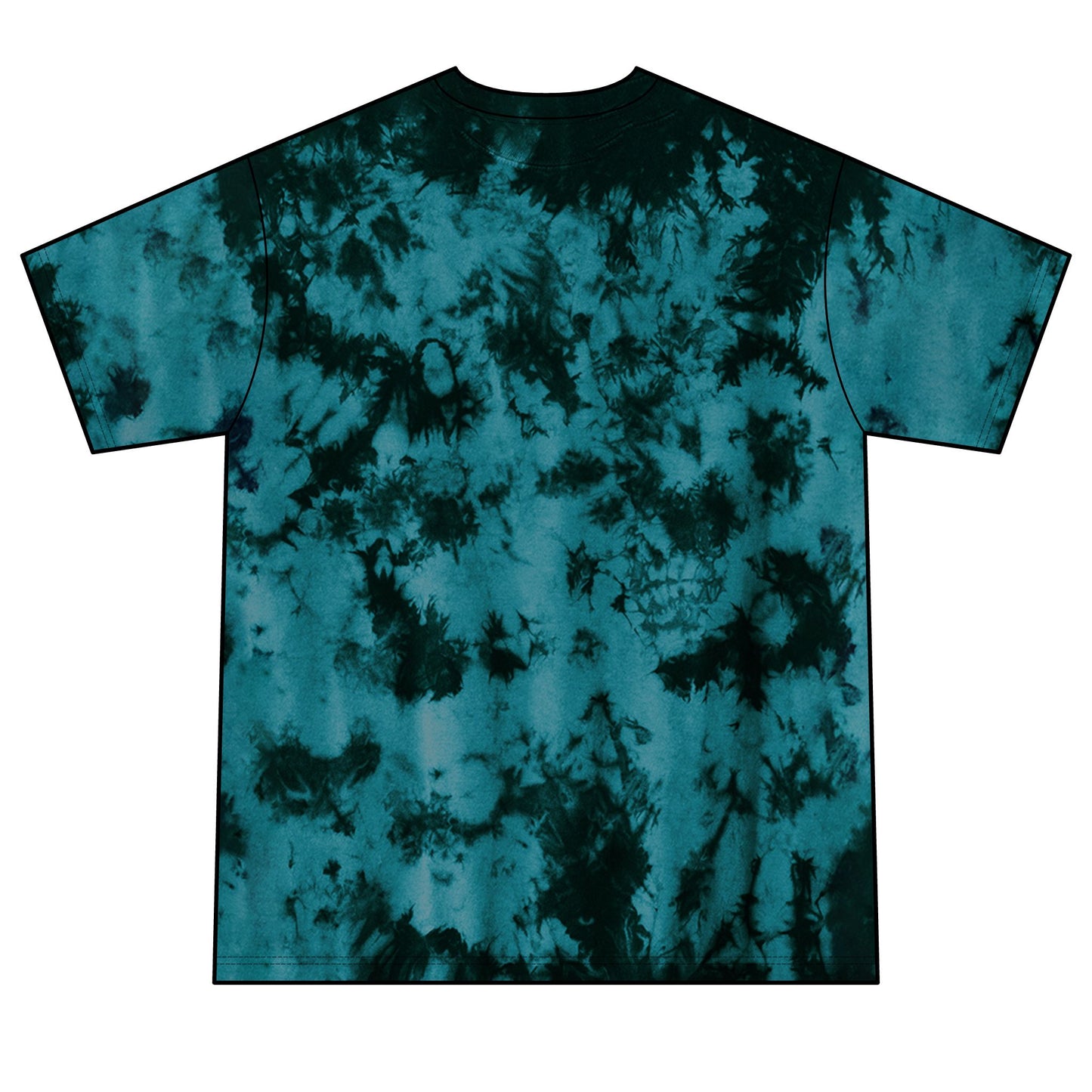 Lyrics Desert Highway Tie-Dye Tee — "On a Dark Desert Highway" Graphic Shirt