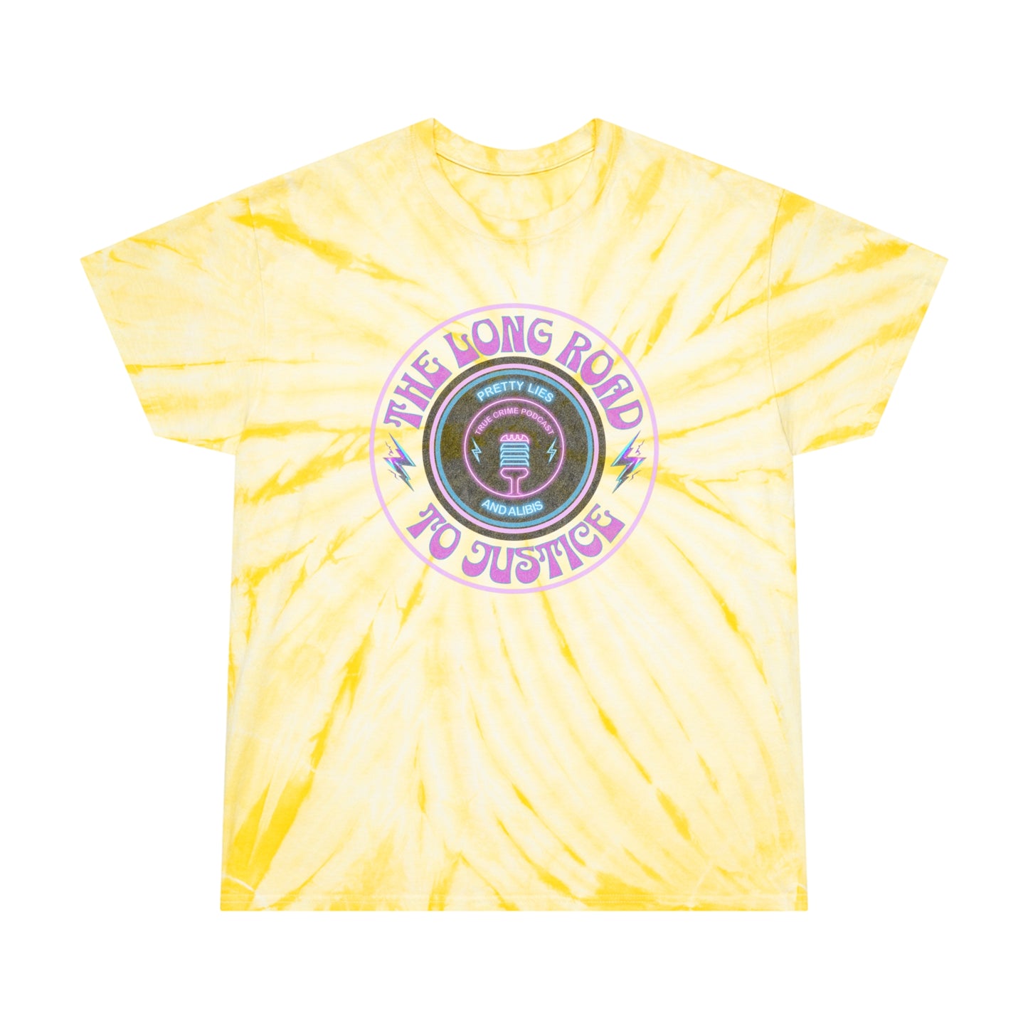 Long Road To Justice Tie-Dye Tee, Cyclone