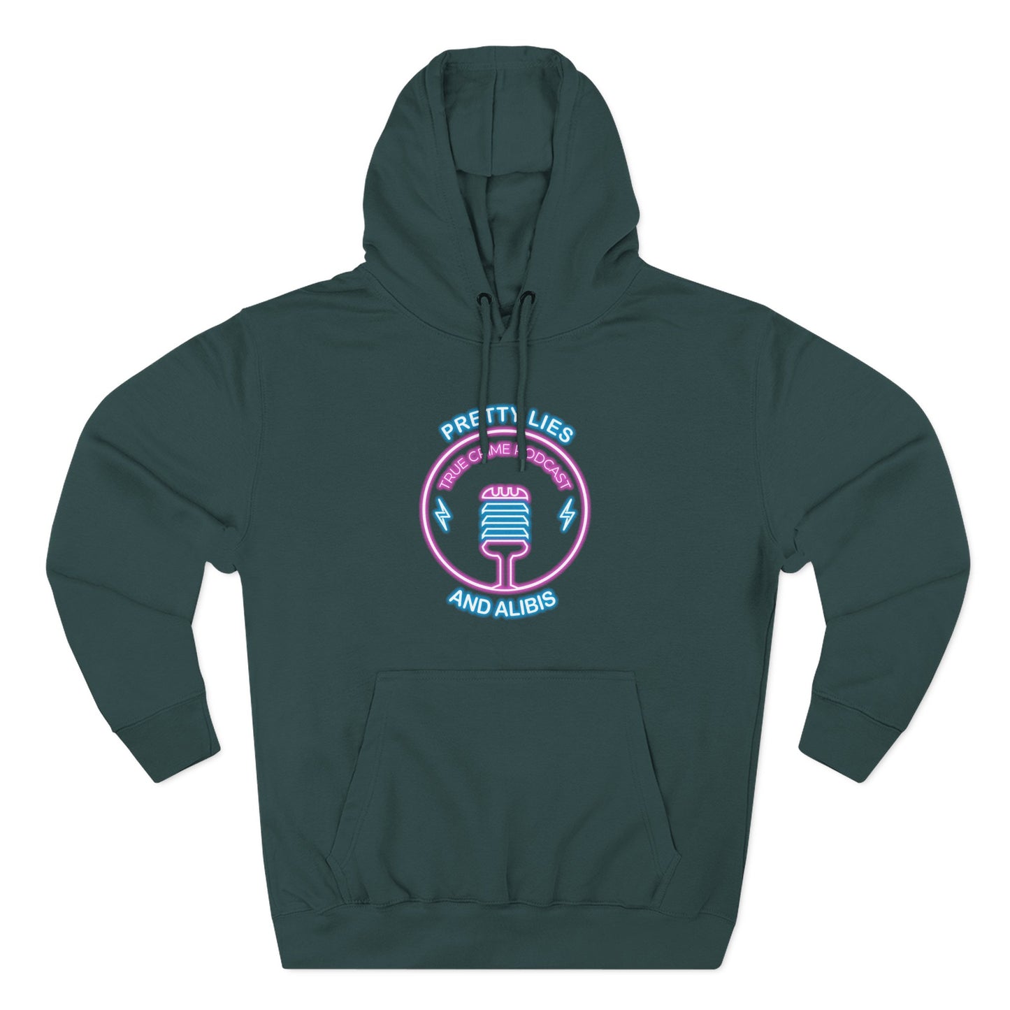 Retro Vegas Neon Hoodie — "What Happens In Vegas" (Design 2) Crime Con 26'