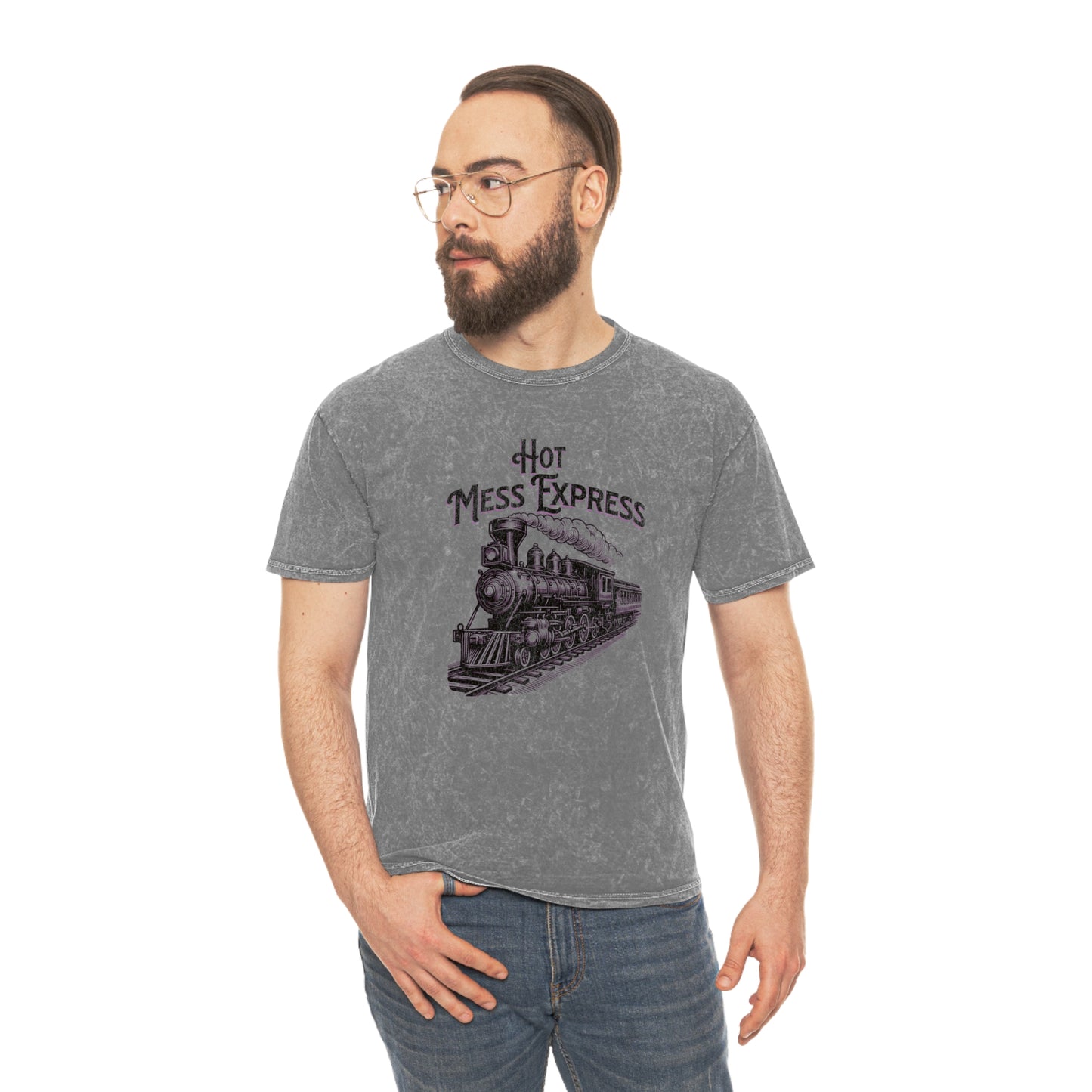 Hot Mess Express Unisex Mineral Wash T-Shirt